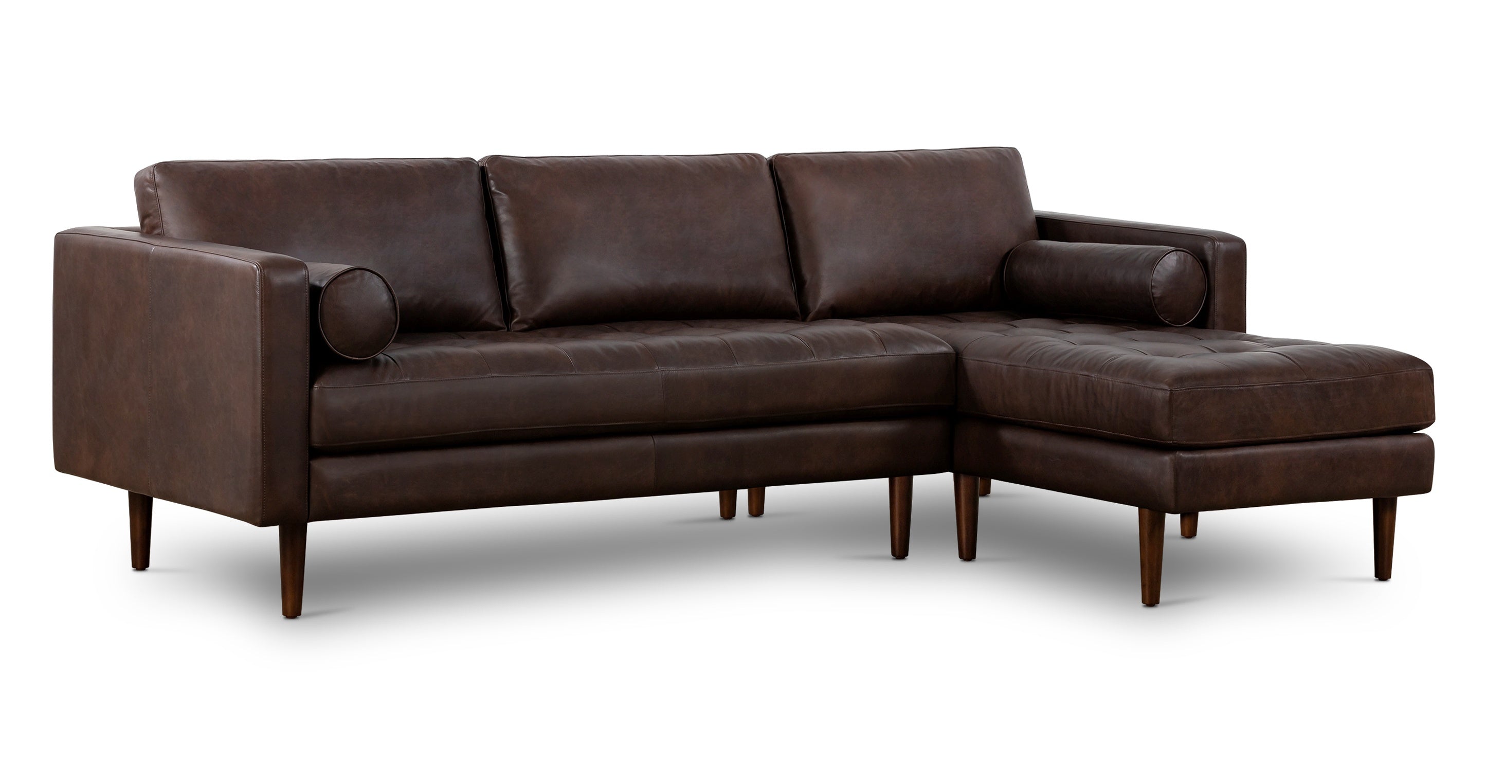 Napa Right Facing Sectional Sofa - Modern L-Shaped Couch for Living Room, Family Room & Home Theater | Comfortable Upholstered Furniture with Premium Fabric