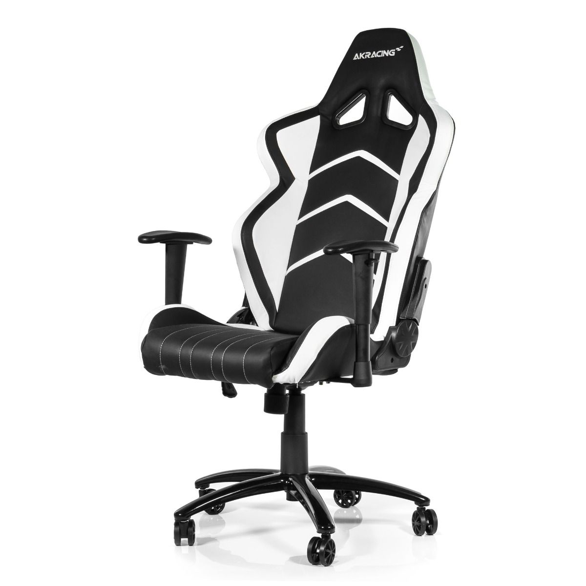 AKRacing Pro Gaming Chair - Ergonomic Office & Racing Style Chair with Adjustable Height, Lumbar Support - Black & White for PC, Console, and Esports Gamers - Perfect for Gaming, Streaming, and Long Work Sessions