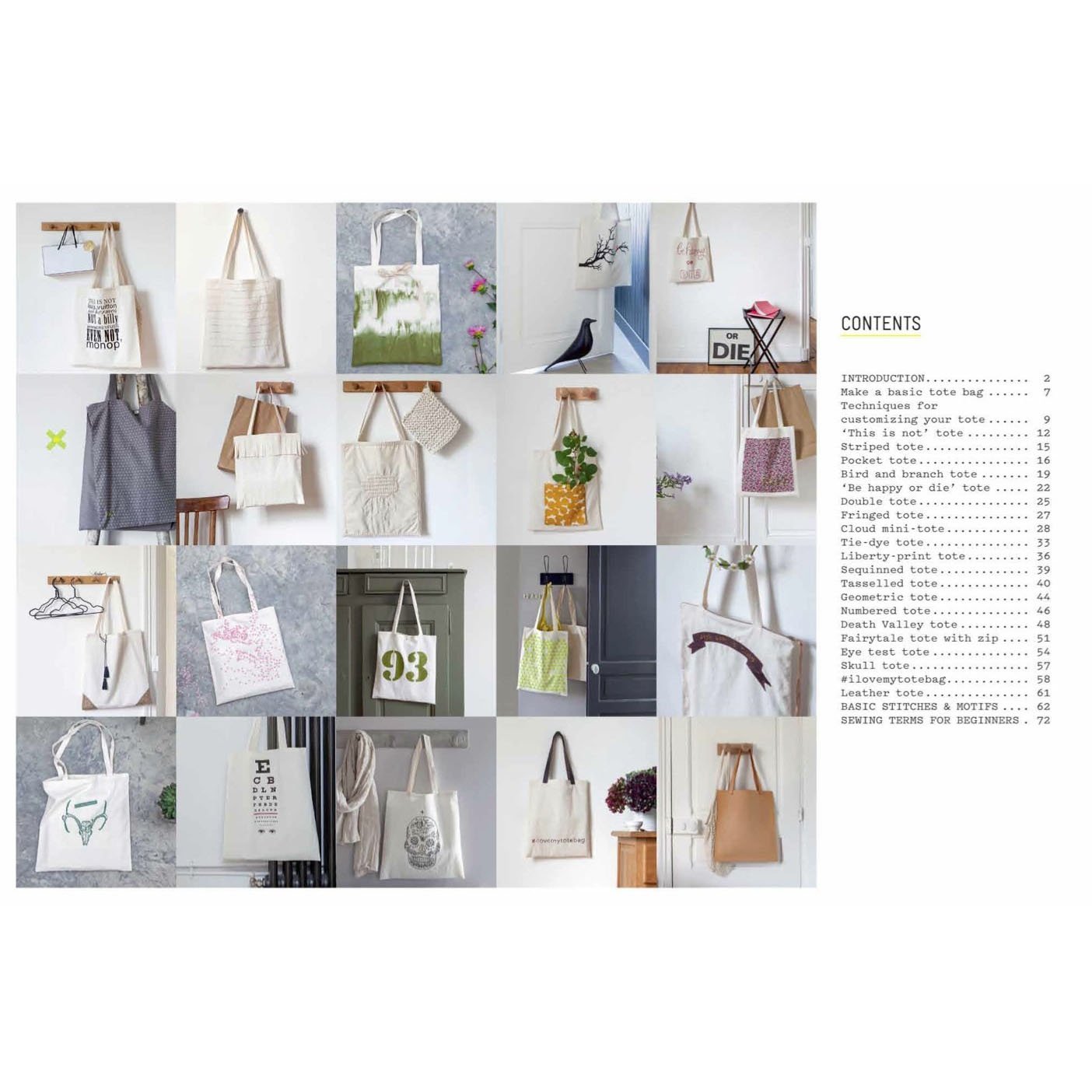 DIY Tote Bag Craft Book - 20 Creative Projects for Handmade Bags | Perfect for Sewing Enthusiasts, Gift Making & Home Decor