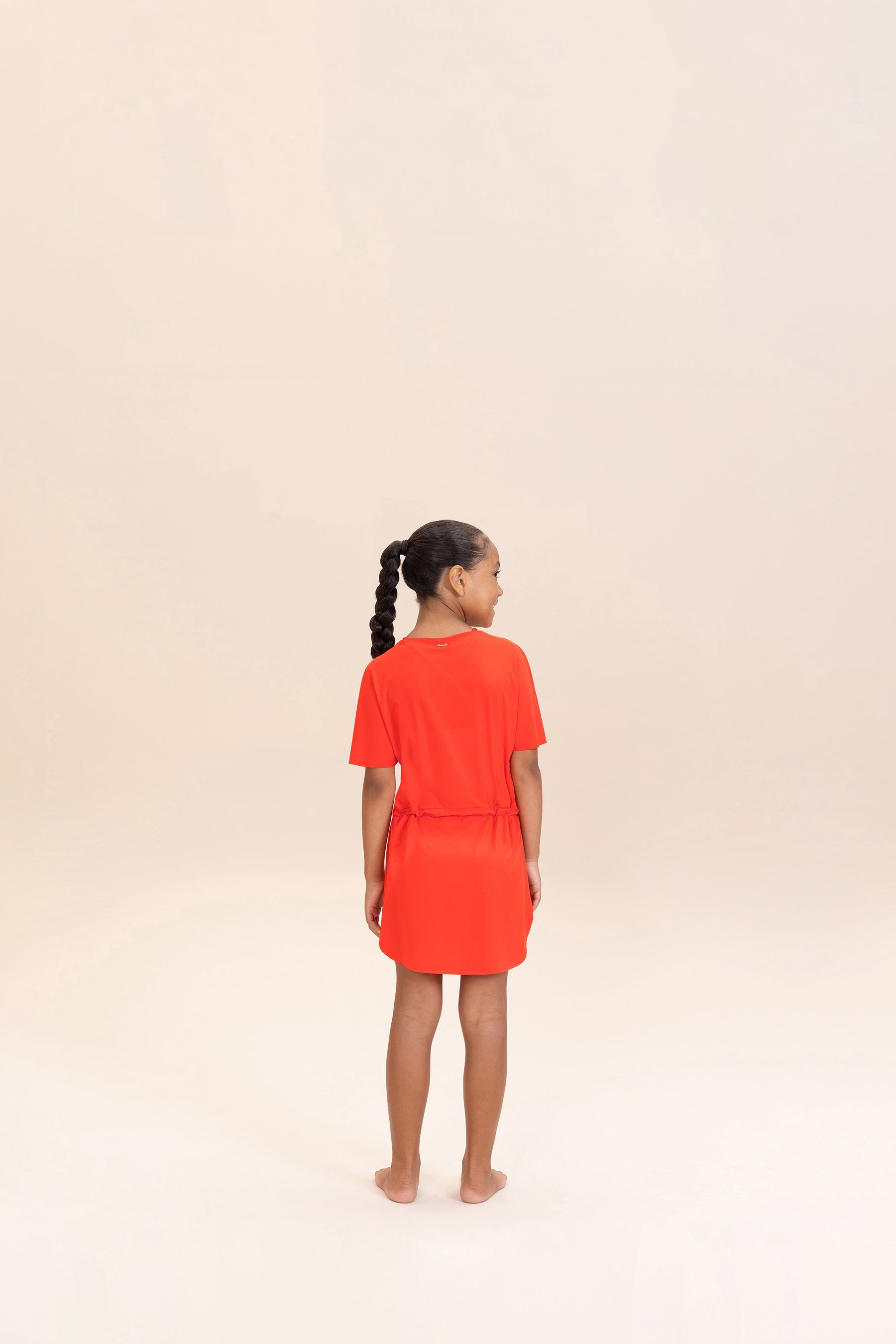 Wide V Kaftan for Kids - Comfortable Cotton Summer Dress - Perfect for Beach, Vacation & Playtime