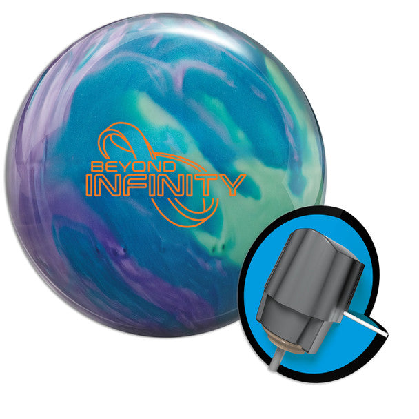 Brunswick Beyond Infinity Bowling Ball - High Performance Reactive Resin for Hook & Strike - Perfect for League Play & Tournament Bowlers
