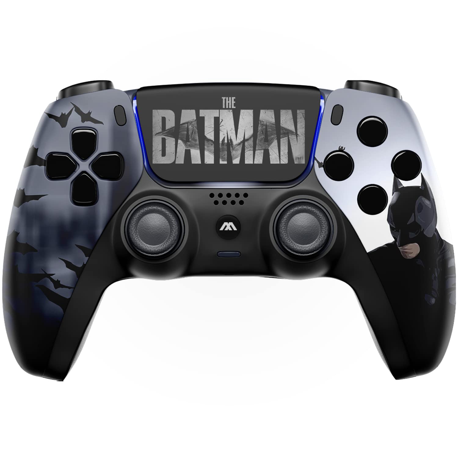 MODDEDZONE Wireless Gaming Controller for PS5 & PC - Custom Rapid Fire, Anti-Recoil & Smart Macros via App Control | Enhanced FPS Gaming Performance | Perfect for Call of Duty, Fortnite & Competitive Play (Bat Edition)