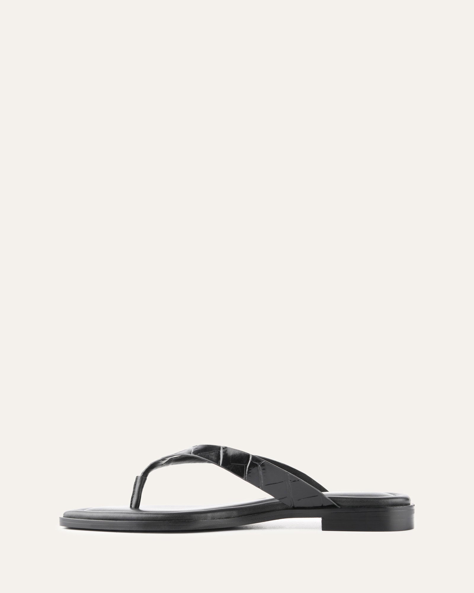 French Bulldog Flat Sandals for Women - Black Crocodile Print Comfortable Summer Slides | Perfect for Beach, Pool, and Casual Outings