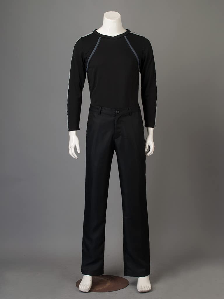 SAO Kirito Cosplay Costume for Men - Black Sword Art Online Outfit with US Size | Perfect for Anime Conventions, Halloween, and Cosplay Events
