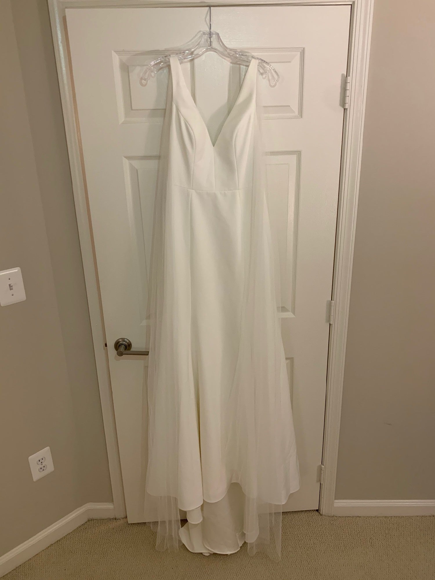 Jenny Yoo Tana Gown - Elegant A-Line Wedding Dress with Lace Appliques | Perfect for Bridal Ceremonies, Formal Events & Special Occasions