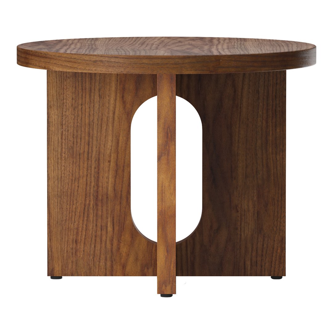 Modern Androgyne Side Table - Minimalist Nightstand, End Table for Living Room, Bedroom, or Office - Stylish Small Accent Table with Sturdy Metal Frame