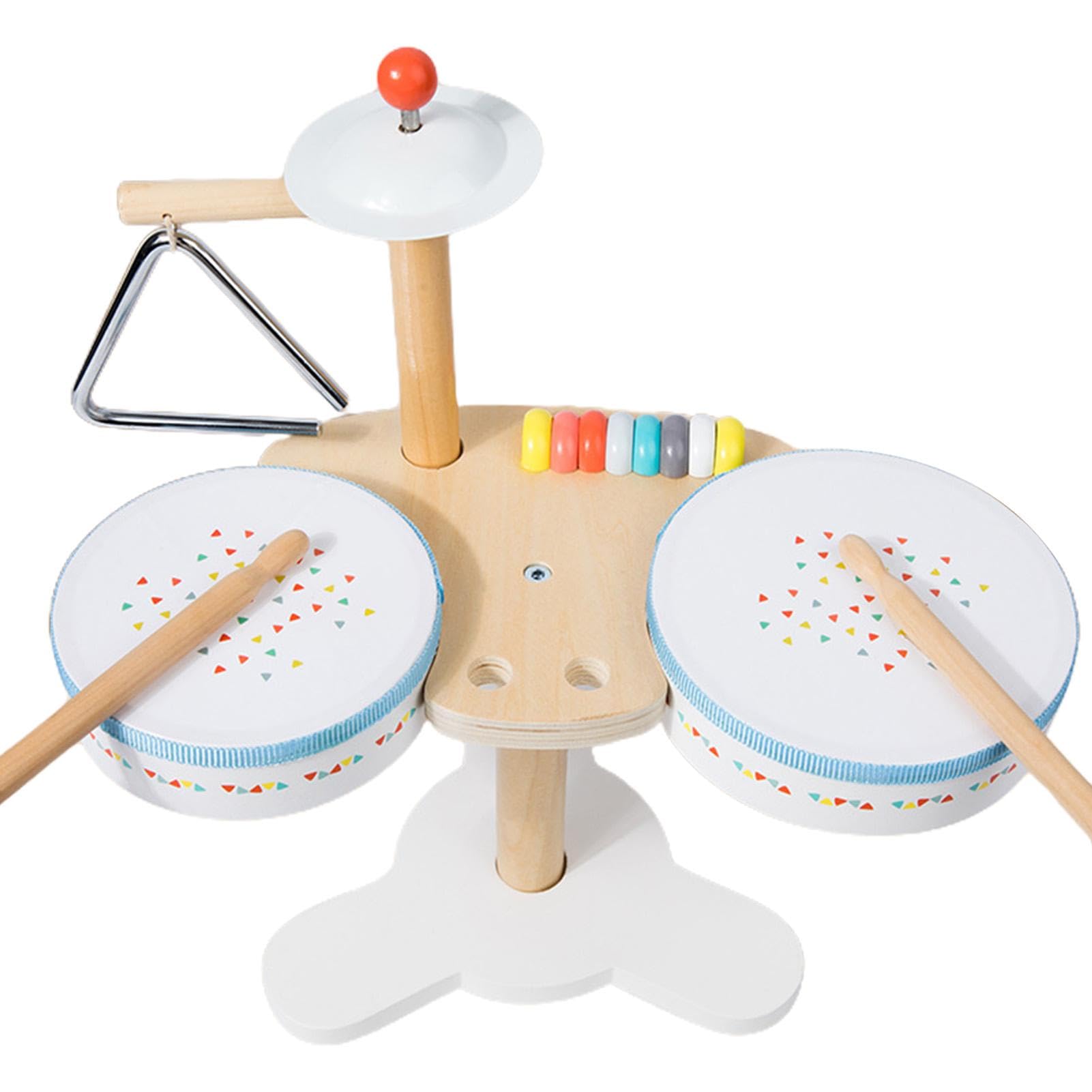 Best Kids Drum Set for Toddlers 1-3 Years - Musical Instruments & Educational Toys for Early Learning - Perfect for Indoor Play, Birthday Gifts & Preschool Music Development