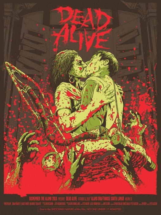 Dead Alive Adam Haynes Movie Poster - Vintage Horror Film Art Print for Home Theater, Man Cave & Halloween Decor