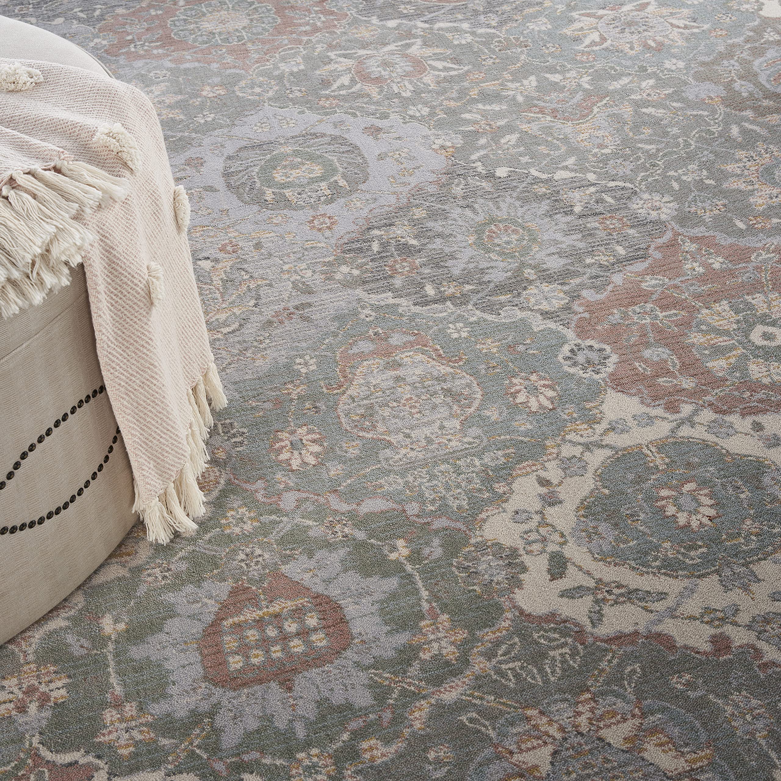 Nourison Parisa Bohemian Grey/Multi 8'6