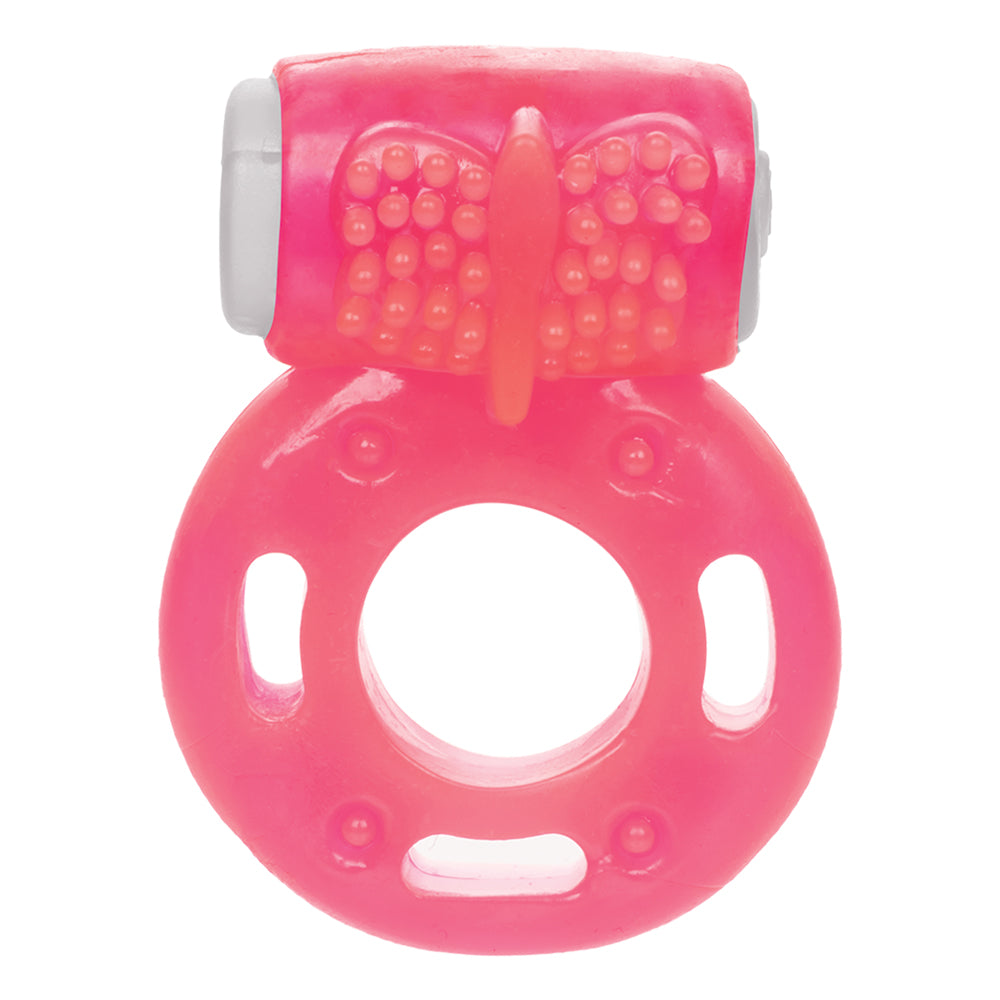 CalExotics Disposable Vibrating Cock Ring - Waterproof & Ultra Thin Design for Enhanced Pleasure - Perfect for Couples & Solo Play - Romantic Nights & Spontaneous Moments