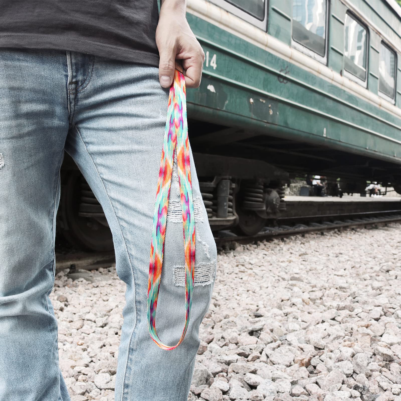 Cool Lanyards for Keys & ID Badges - Neck Strap Key Holder for Work & Events