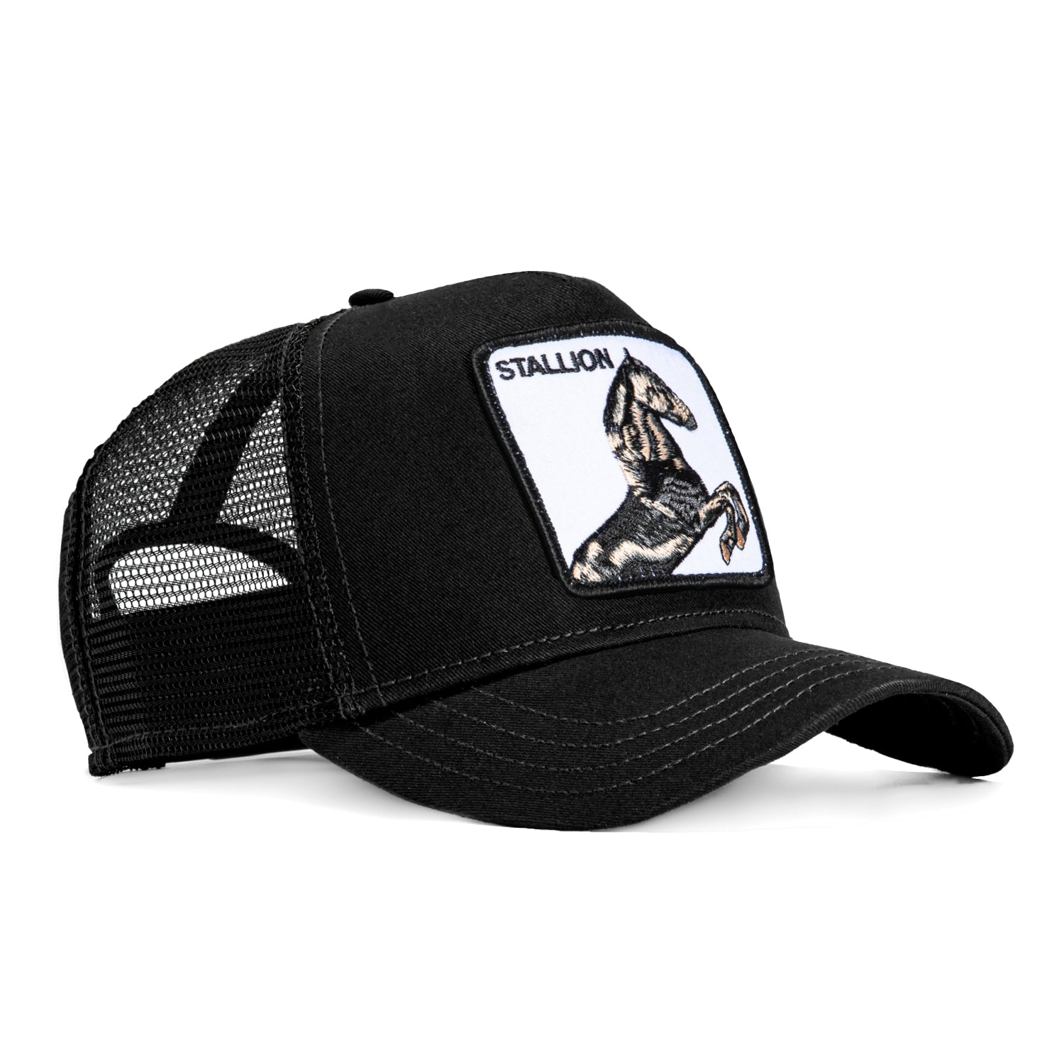 Goorin Bros Stallion Adjustable Trucker Hat for Men & Women - Black Baseball Cap for Outdoor Activities, Sports & Casual Wear