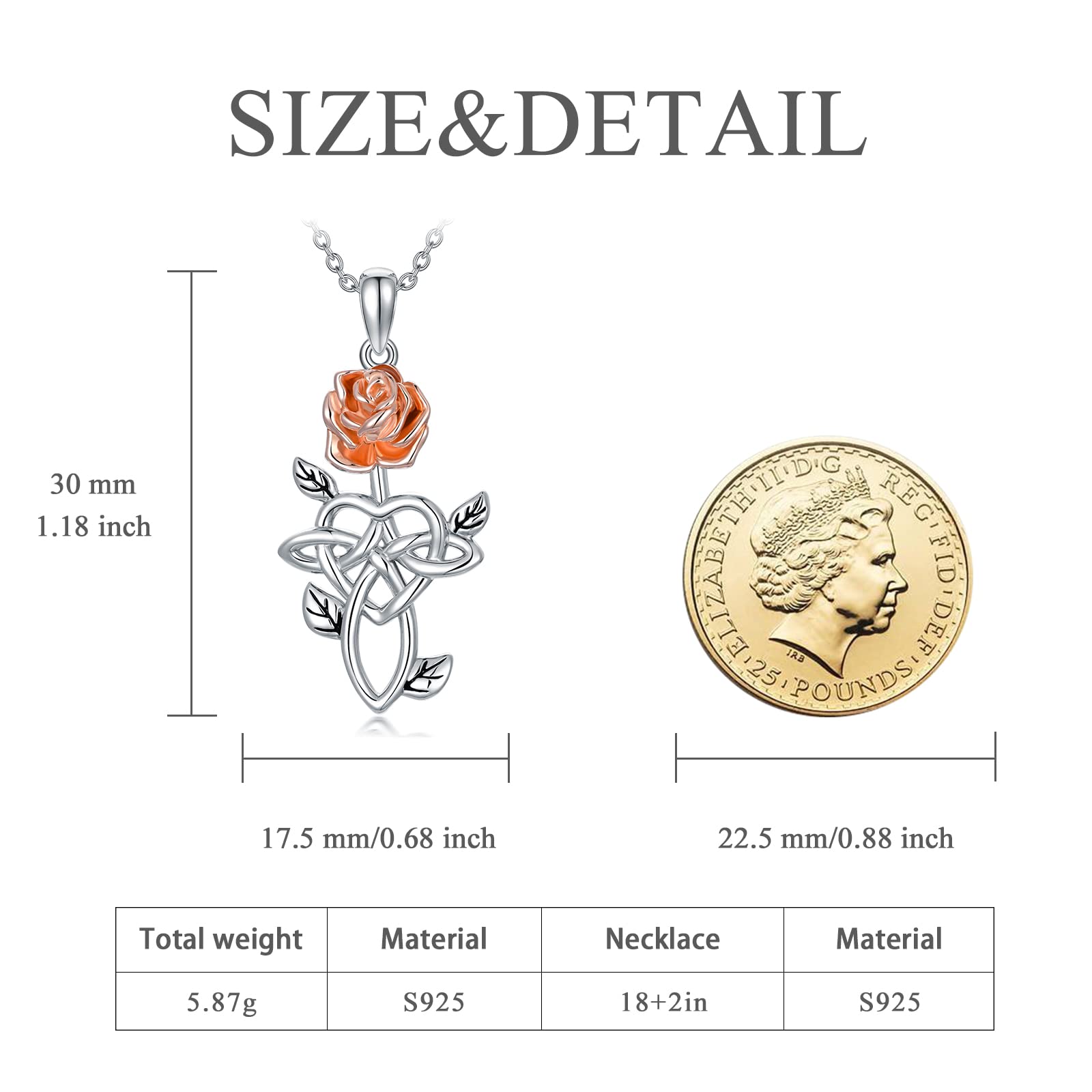 Sterling Silver Sunflower Rose Cross Lotus Honey Bee Pineapple Pendant Necklace for Women - Elegant Flower Jewelry Gift for Girlfriend Wife Mom - Perfect for Birthday Valentine's Day Anniversary & Special Occasions