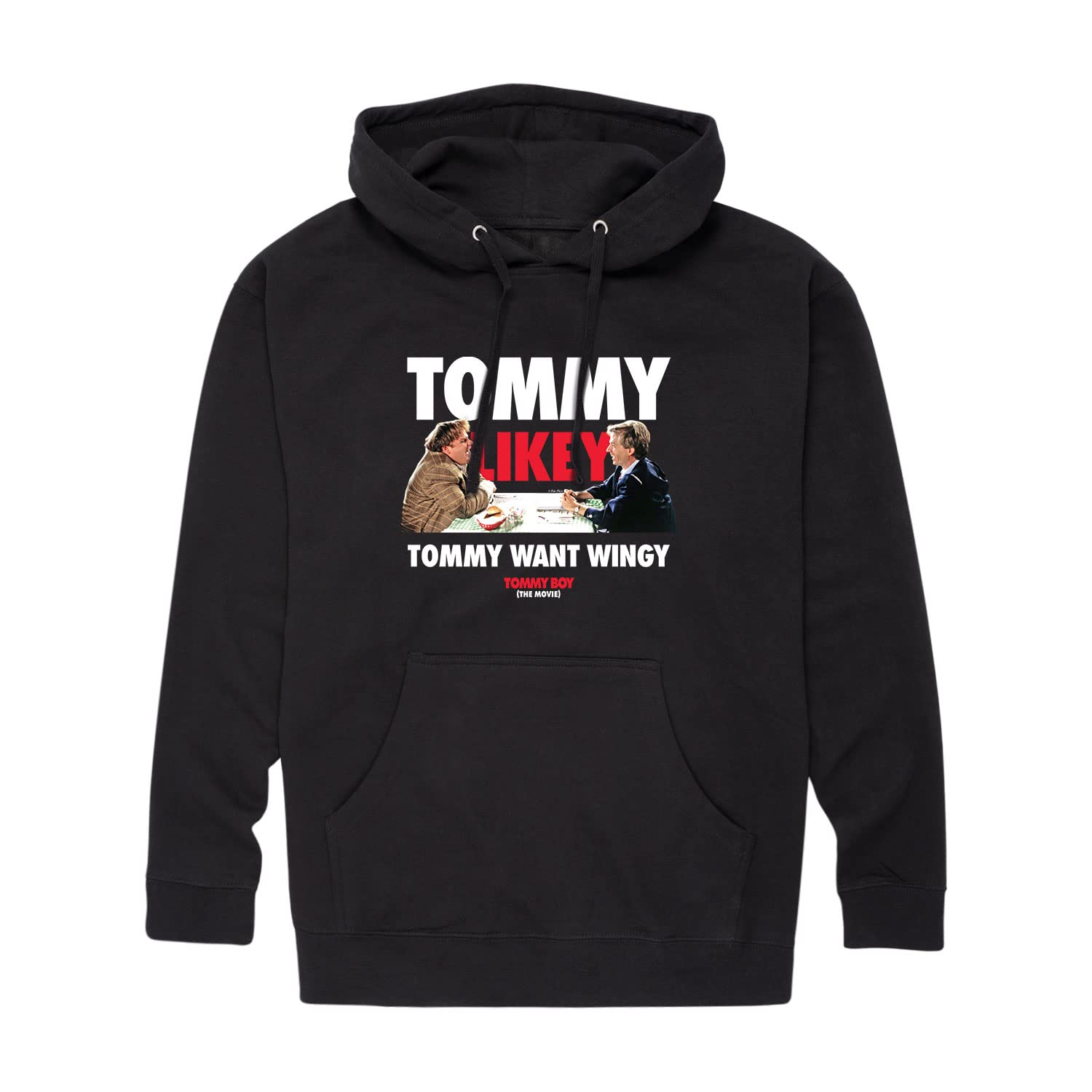HYBRID APPAREL Tommy Boy Hooded Fleece Sweatshirt for Men - Warm Pullover Fleece Hoodie for Casual Wear, Street Style & Winter Outfits