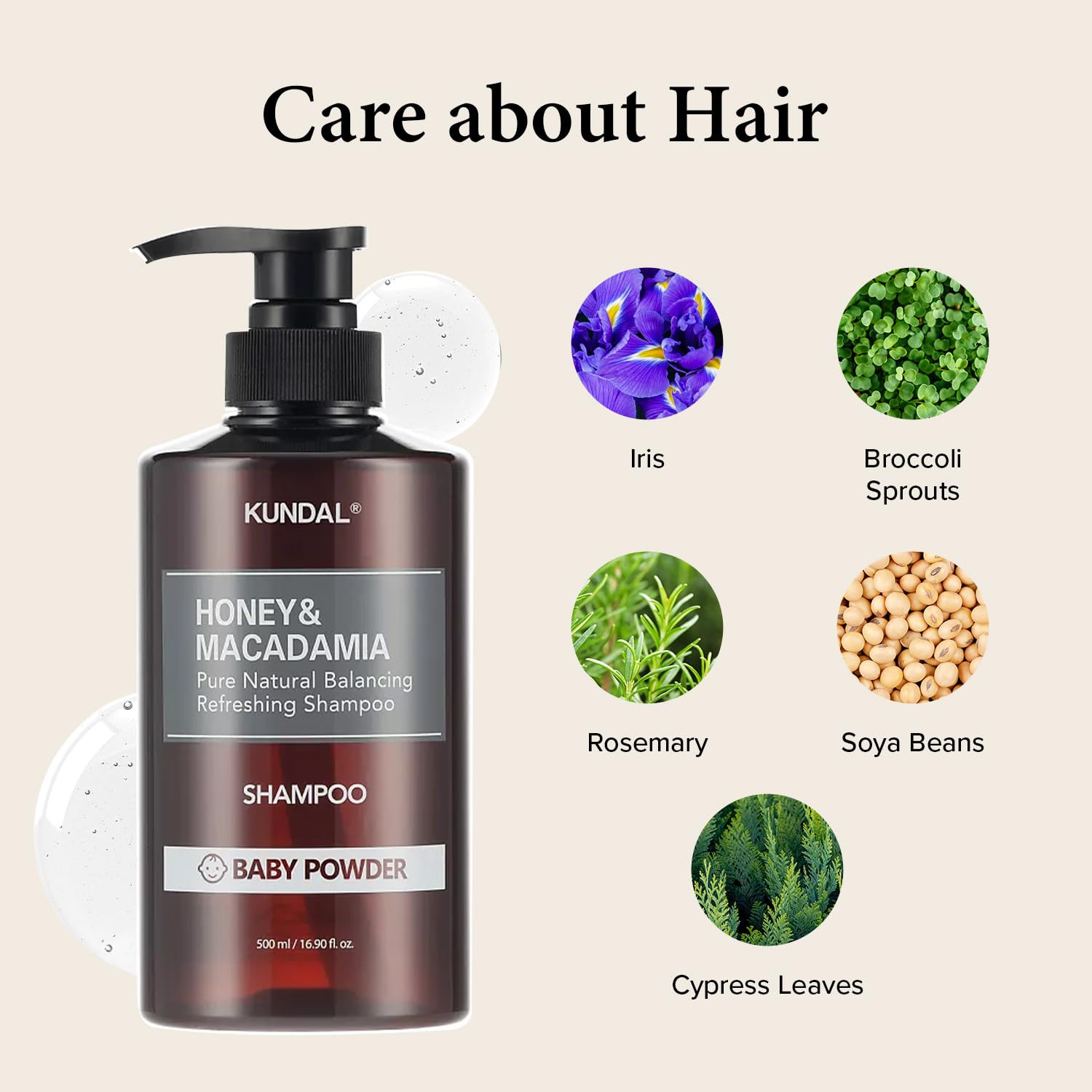 Kundal BLACKBERRY BAY Sulfate Free Moisturizing Shampoo for Dry Damaged Hair - Argan Oil Infused Hair Care Treatment, 16.9 oz (500ml) - Sulfate Free, Paraben Free - Perfect for Daily Hydration & Repair of Frizzy, Color-Treated Hair
