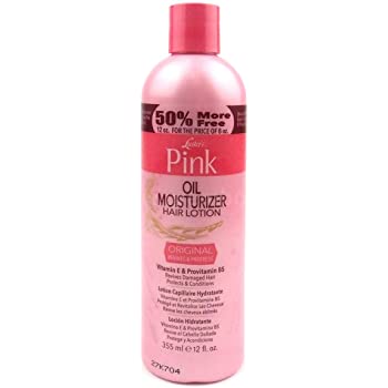 Luster's Pink Oil Moisturizer Lotion - 12 oz Bonus Size for Dry Hair & Scalp | Hydrating Hair Care for Natural, Relaxed & Curly Hair | Daily Moisture & Shine