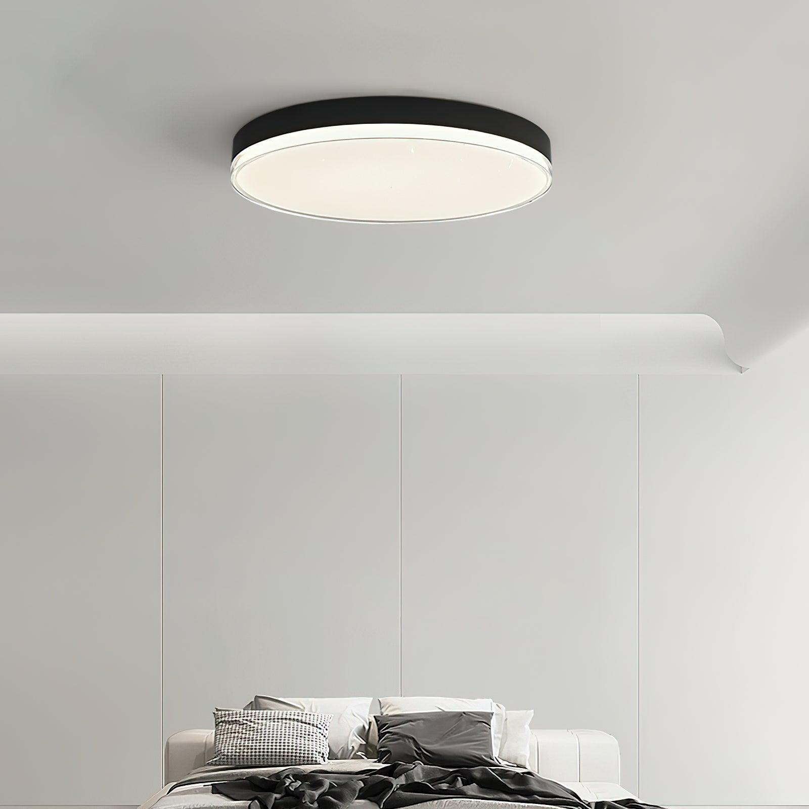 Modern Mimixi LED Ceiling Light Fixture - Dimmable Flush Mount Lighting for Bedroom, Living Room & Kitchen - Energy Saving Home Decor (Warm White 3000K) - Perfect for Apartments, Dorms and Office Spaces