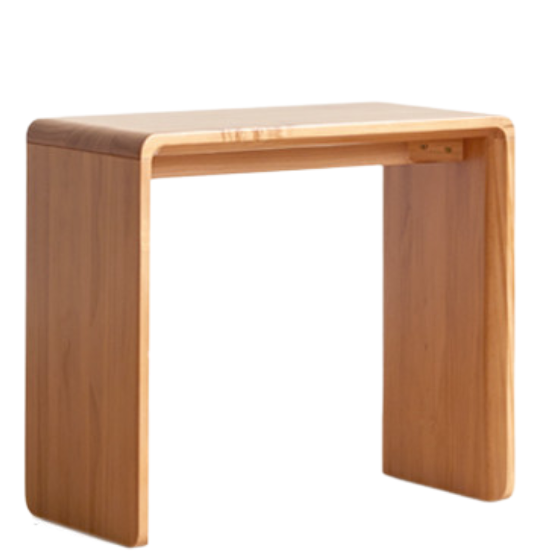 Solid Pine Wood Coffee Table and Side Table Set - Nordic Style Modern Living Room Furniture for Home Decor and Small Space