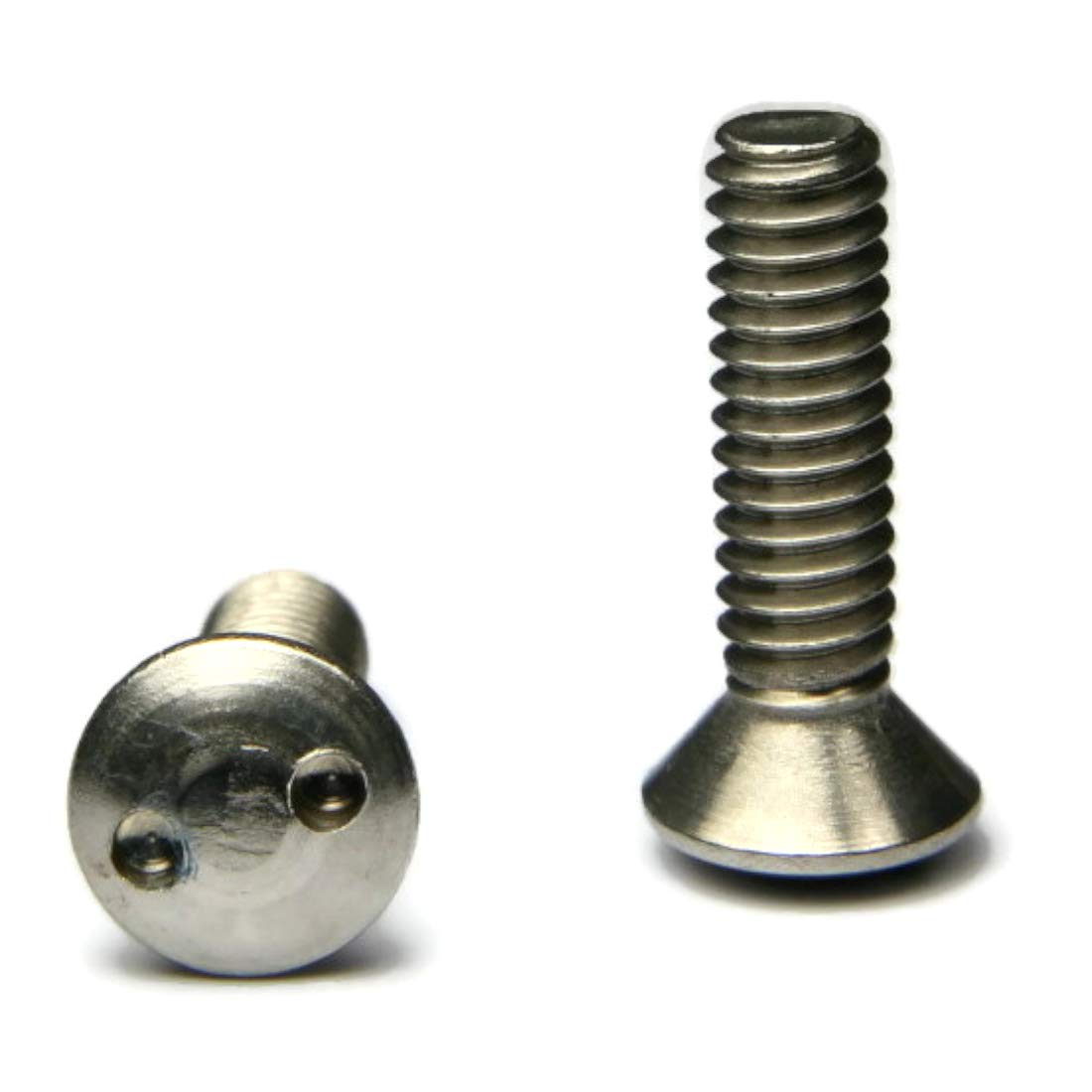 18-8 Stainless Steel Spanner Security Oval Head Machine Screws - #8-32 x 2 Inch (100 Pack) - Ideal for Automotive, Electronics & DIY Projects