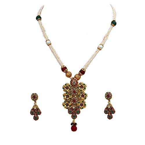 Antique Necklace-ML 3-RED