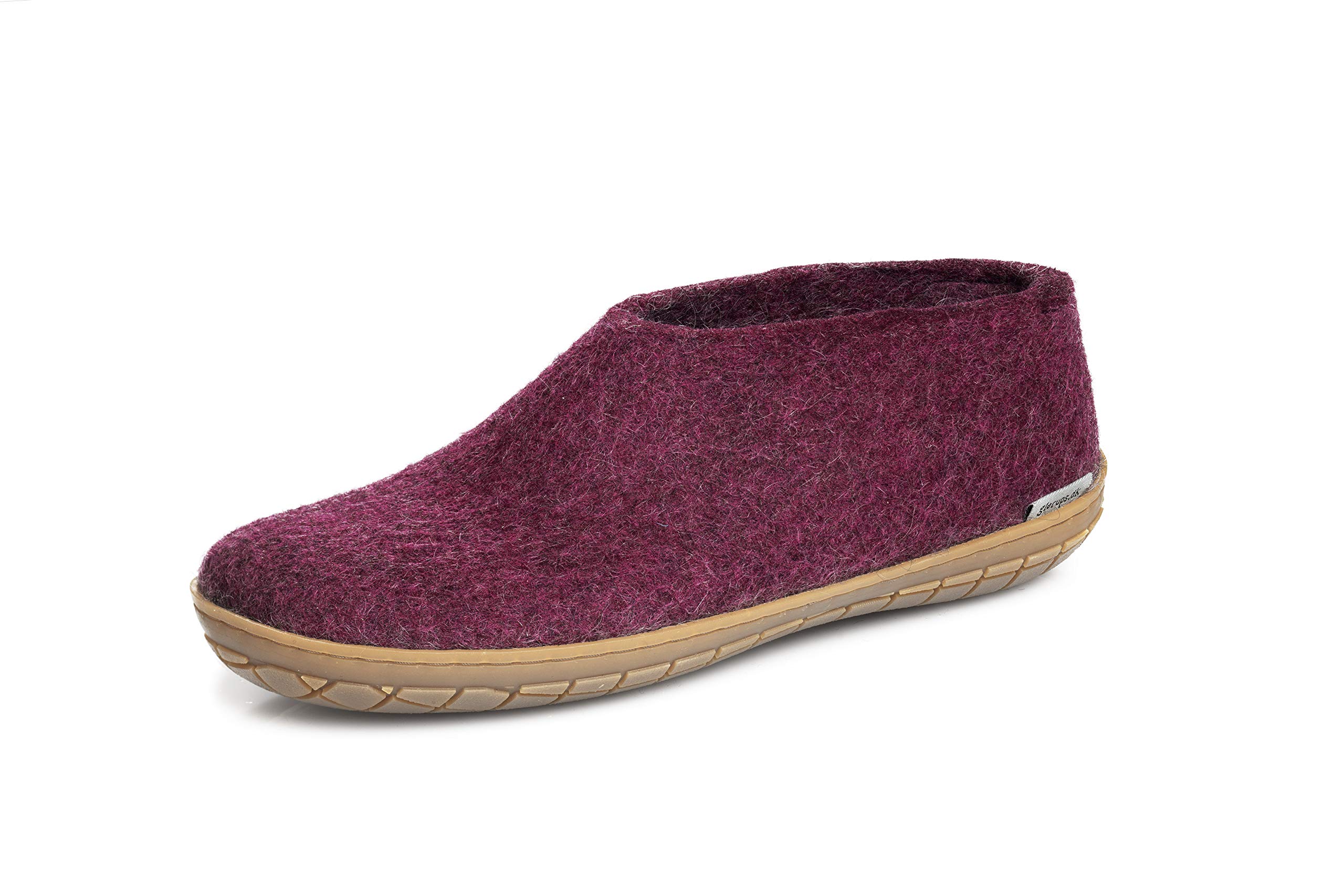 Glerups Wool Slippers for Men & Women - Comfortable Rubber Sole Indoor/Outdoor House Shoes for Cozy Home, Office, and Travel Use