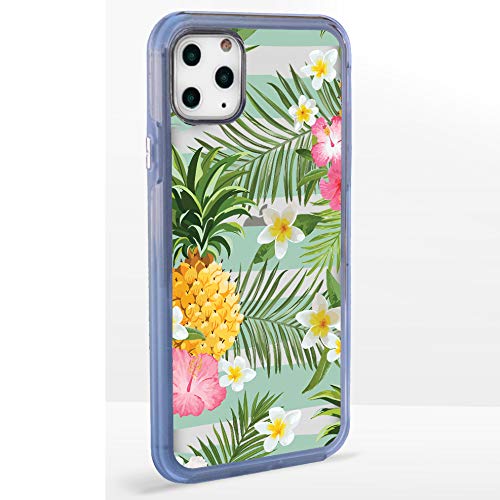 Guard Dog Chic Clear Protective Case for iPhone 11 Pro Max - Tropical Floral Design | Slim Shockproof Cover for Everyday Use, Travel & Outdoor Activities