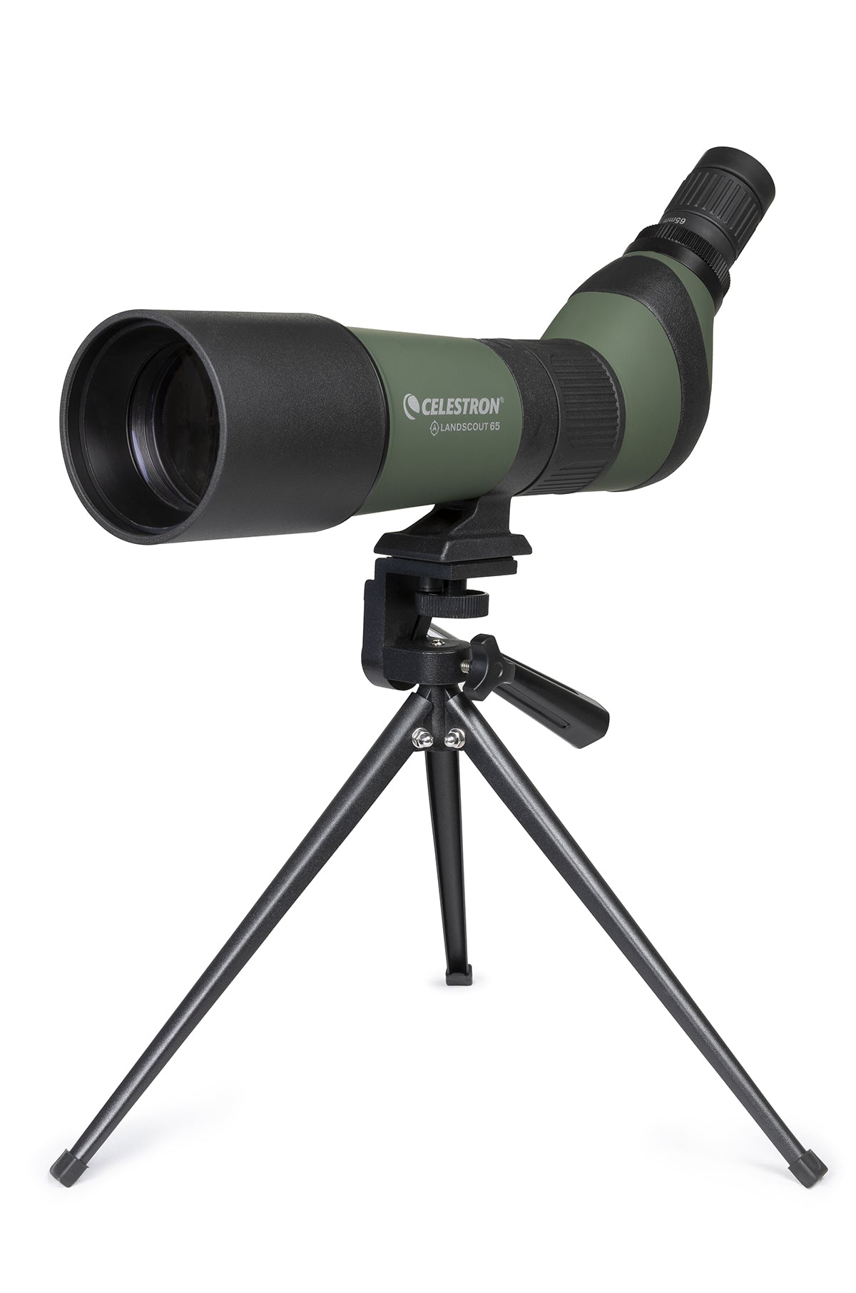 LandScout 20-60x65mm Angled Zoom Spotting Scope with Tripod & Smartphone Adapter - Perfect for Bird Watching, Hunting, and Outdoor Adventures