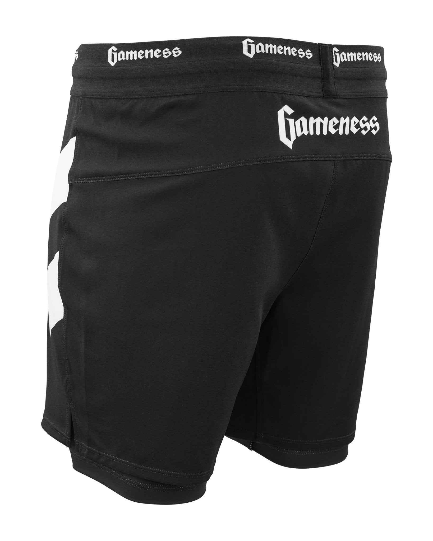 Gameness Men's Pulse Lined Pro Grappling Shorts - MMA BJJ Training & Competition Fight Shorts for Grapplers