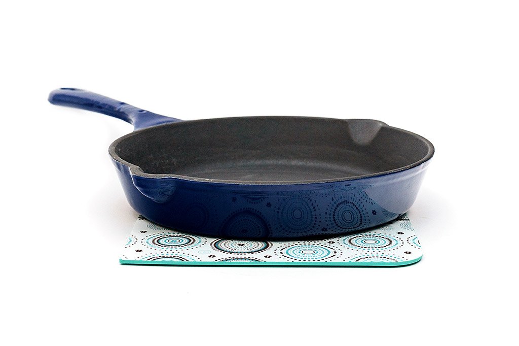 Modgy Heat Resistant Silicone Trivets for Hot Pots & Pans - Decorative Kitchen Countertop Protector, Utensil Rest Mat & Coaster Set - Perfect for Dining Tables, Stovetops & Outdoor Cooking