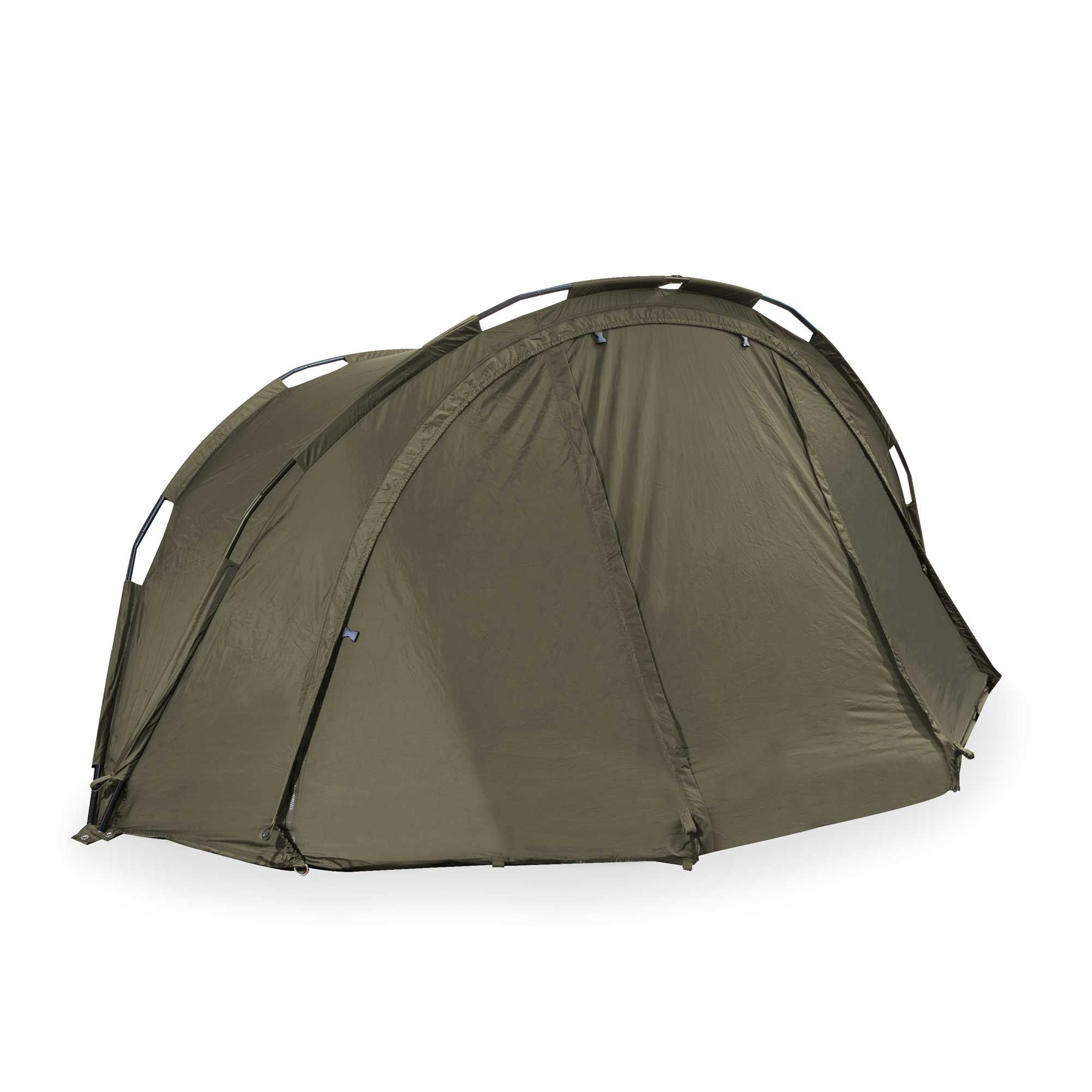 2 Man Fishing Bivvy Tent - Lightweight Waterproof Shelter with UV Protection, Includes Camping Chair & Adjustable Bedchair DL143 - Perfect for Camping, Fishing Trips and Outdoor Adventures