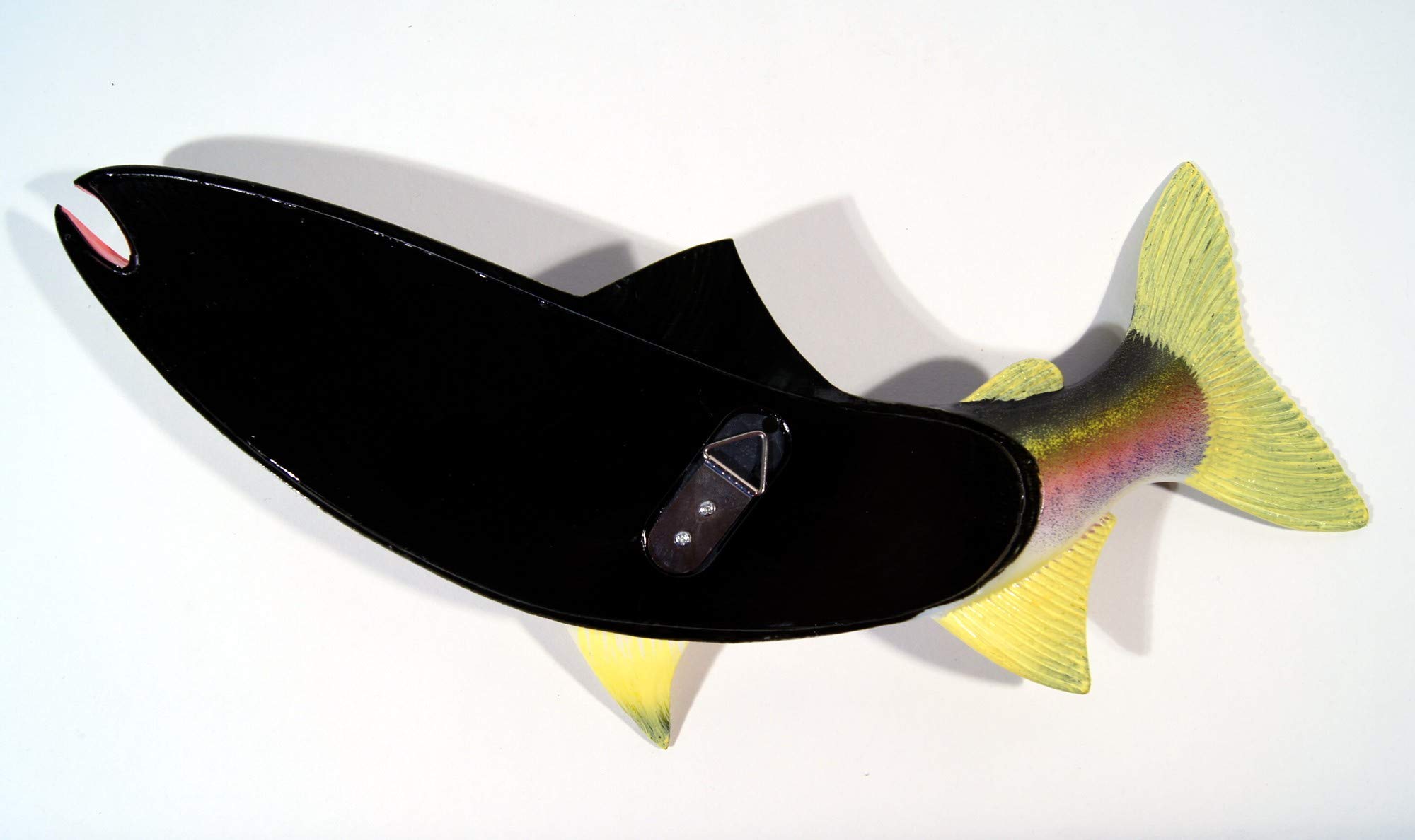 Hand Painted Rainbow Trout Replica Wall Mount - 18