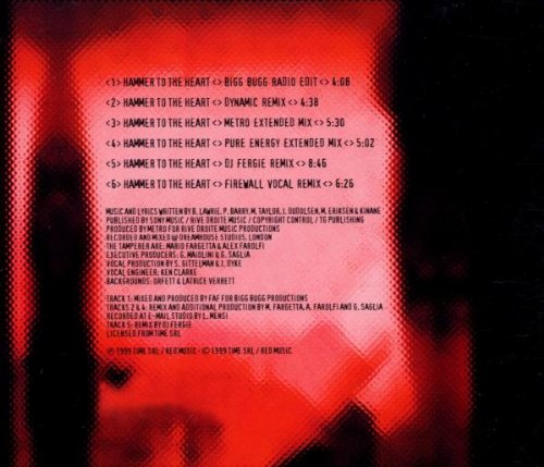 The Tamperer Feat. Maya - Hammer to the Heart (Maxi-CD Audio CD) | Dance Music for Clubs, Parties & Workouts