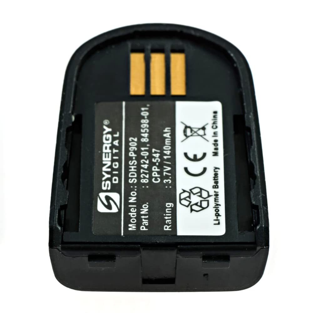 Synergy Digital Replacement Headset Batteries for Plantronics Savi W700 - 3 Pack Li-Polymer 3.7V 140mAh SDHS-P902 Batteries - Perfect for Office Calls, Remote Work & Wireless Headset Power