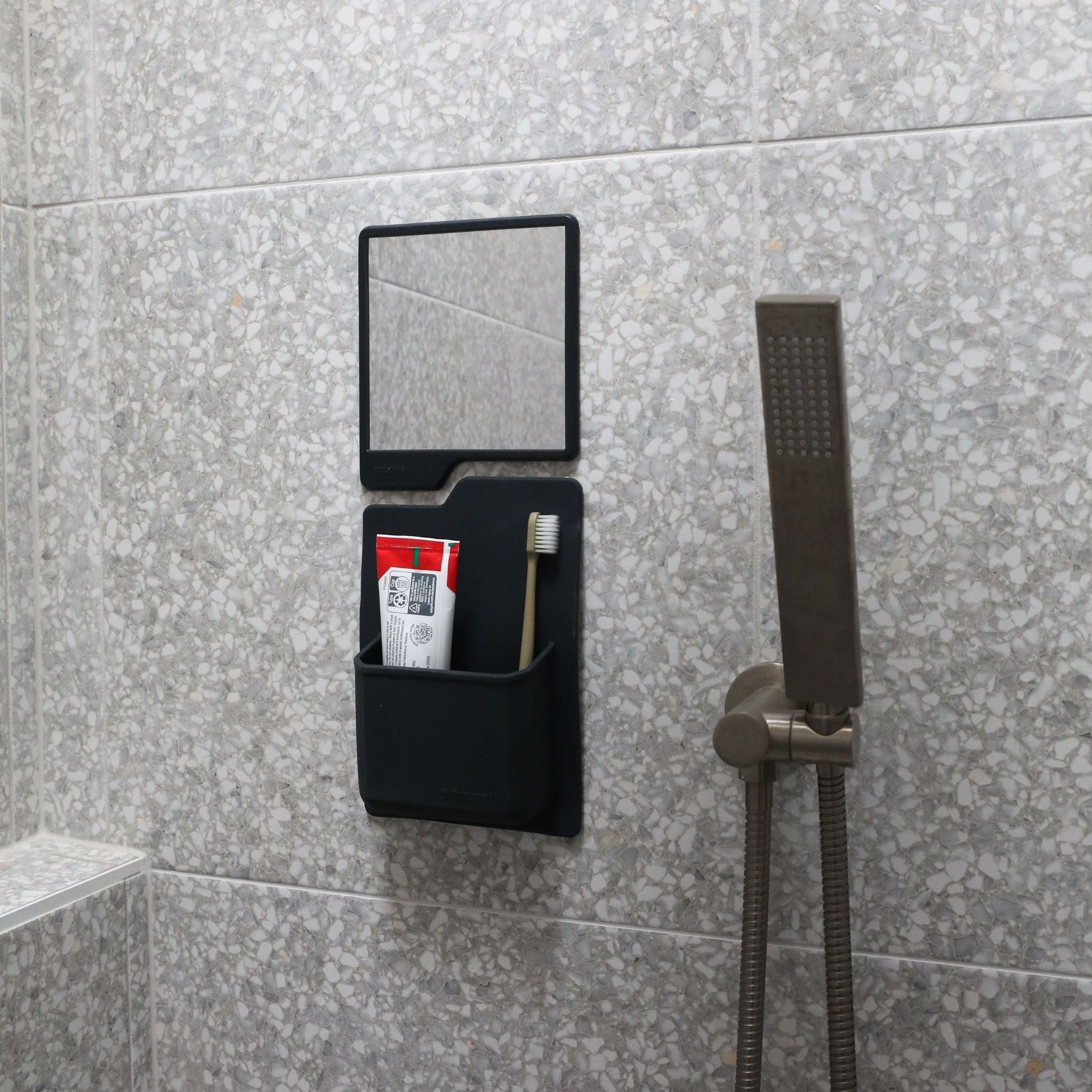 TOOLETRIES The Oliver Fog-Free Shower Mirror - Anti-Fog Bathroom Mirror for Shaving & Grooming - Perfect for Travel & Home Use