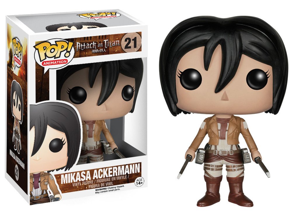 Funko Pop Vinyl Figure - Attack on Titan Mikasa Ackerman Collectible Toy for Anime Fans | Perfect for Display, Gifts & Anime Collections