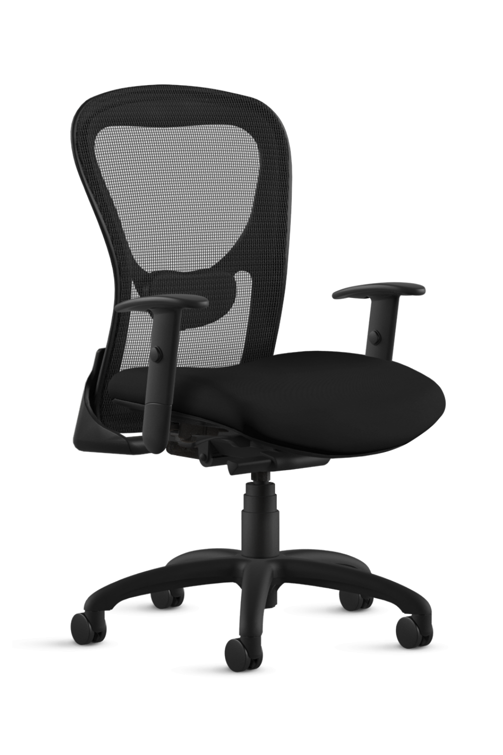 9 to 5 STRATA Mid Back Task Chair (1560) - Ergonomic Office Chair for Home & Work, Adjustable Height & Lumbar Support - Perfect for Desk Work, Gaming & Study