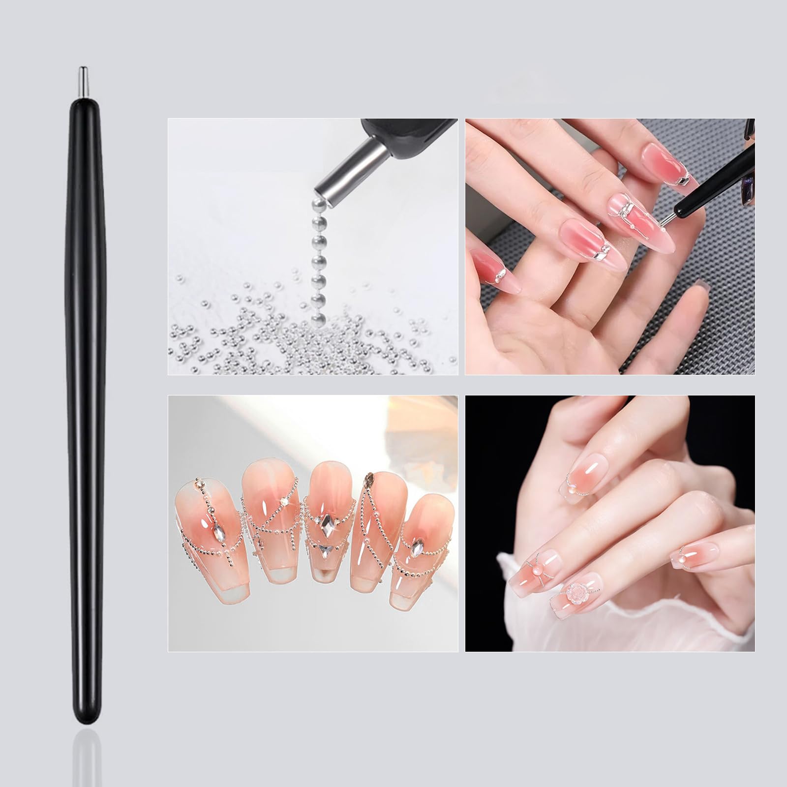 13pcs Cat Eye Nail Magnet Set - Salon Strong Magnetic Polish Tool for Nail Art