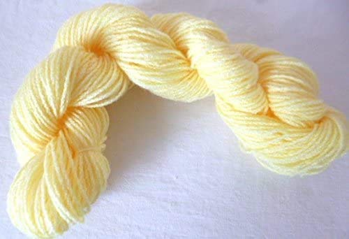 Pastel Light Yellow Knitting Crochet Yarn - 4 Pack Soft Baby Chick Color Yarn for DIY Crafts, Baby Blankets & Amigurumi - Perfect for Knitting, Crocheting & Handmade Gifts