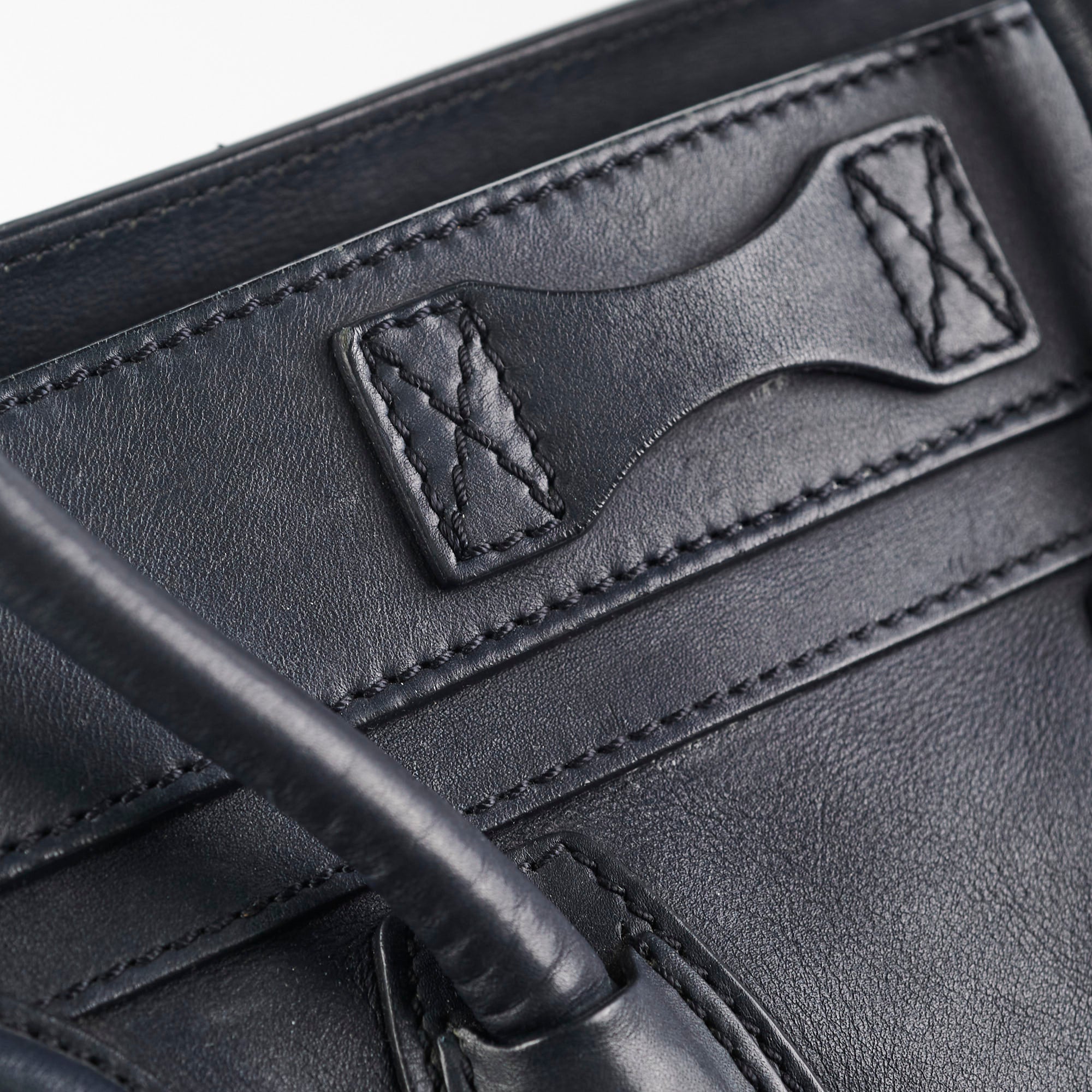 Celine Micro Luggage Tote Bag in Black | Premium Leather Handbag for Women | Perfect for Work, Travel & Everyday Use