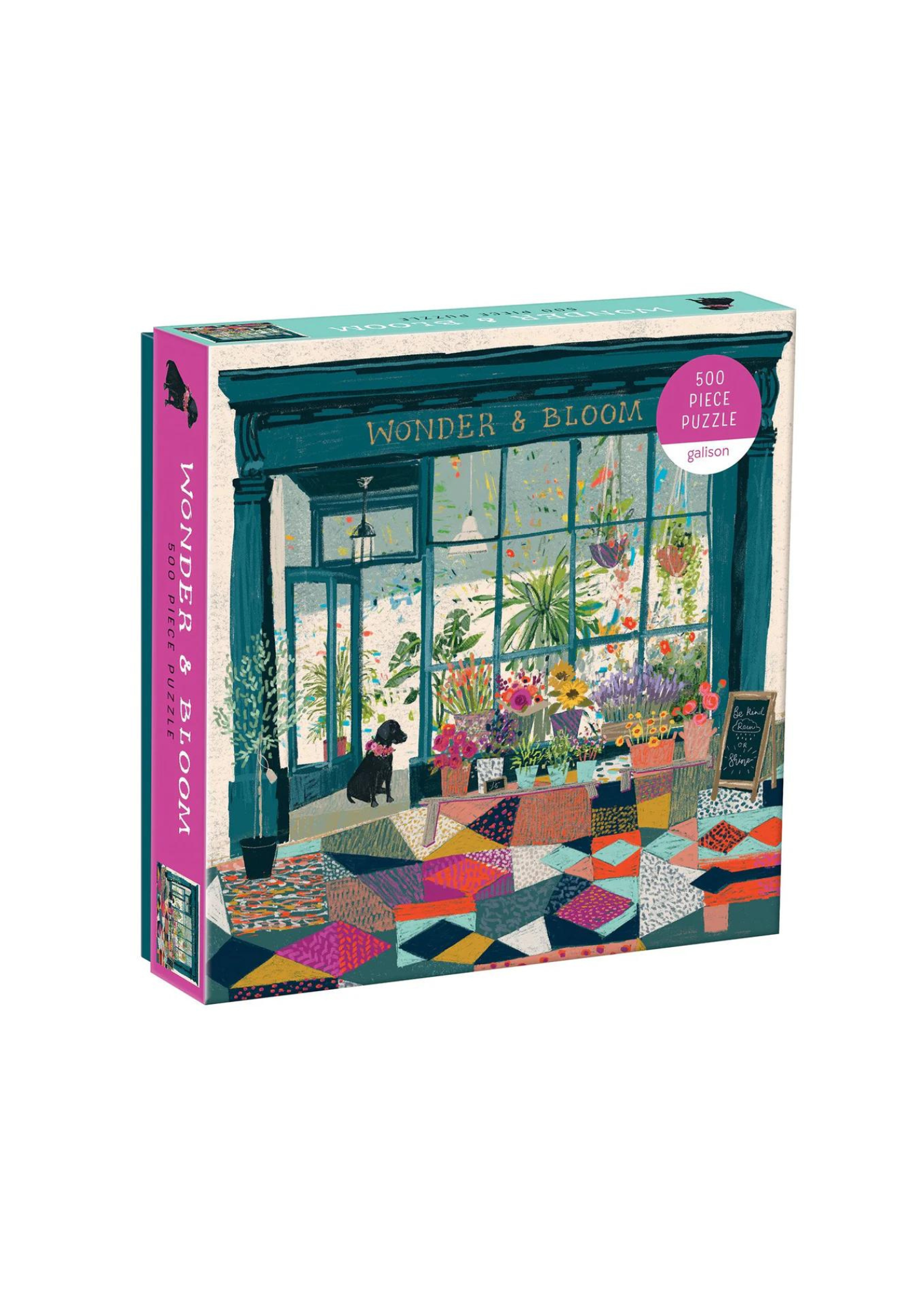 Wonder & Bloom 500-Piece Jigsaw Puzzle for Adults - Beautiful Floral Design, Challenging & Relaxing - Perfect for Family Game Night, Stress Relief & Home Decor