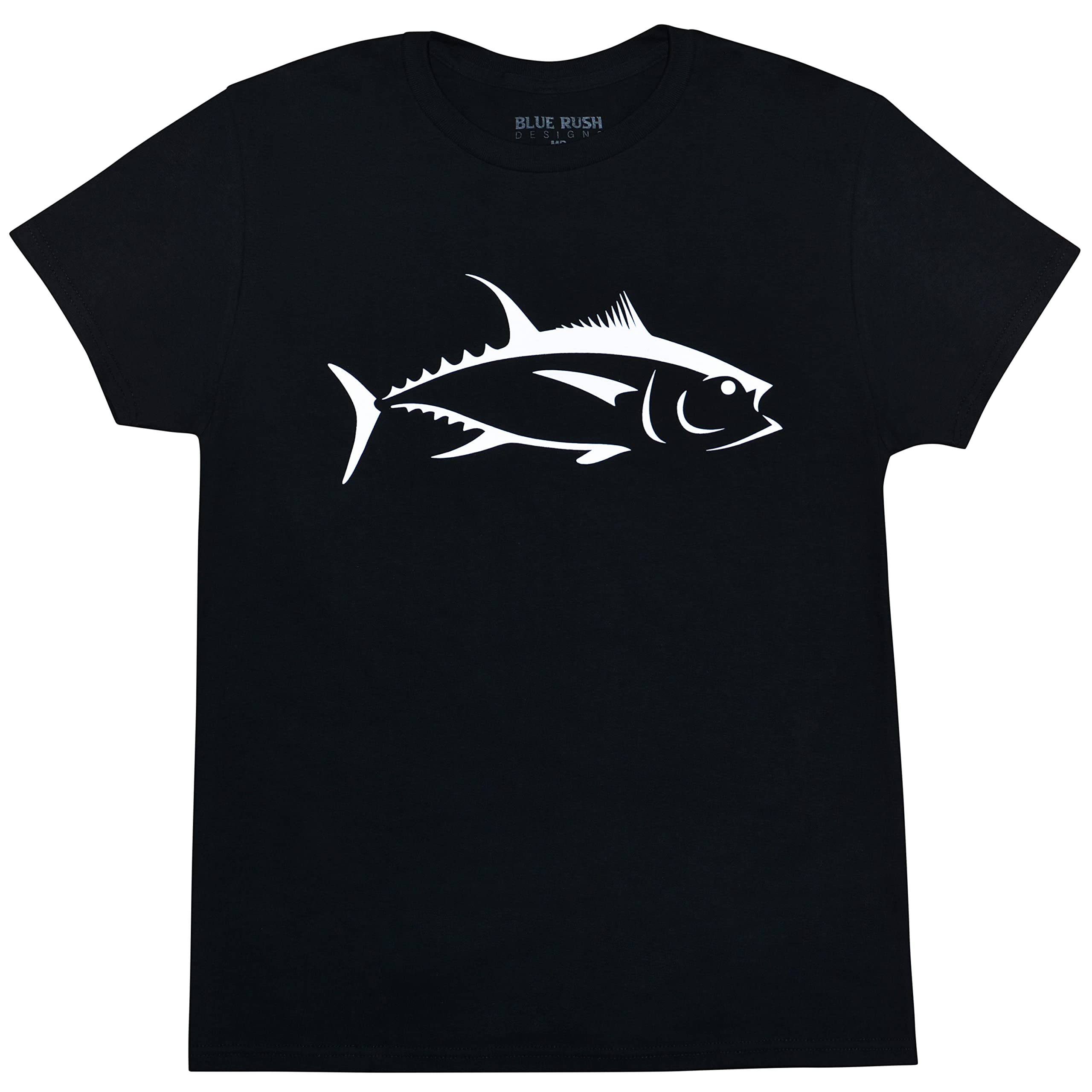 Men's Yellowfin Tuna Graphic T-Shirt - Comfortable Cotton Fishing Tee for Outdoor Activities & Casual Wear