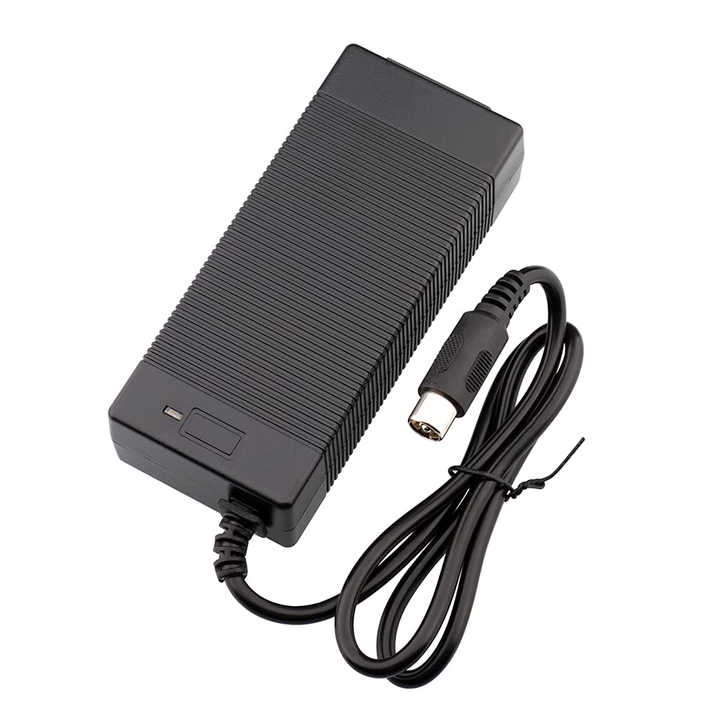 36V 42V 2A Lithium Battery Charger for Electric Bikes - 100-240V AC Input with RCA 10mm Lotus Plug - Compatible with 10S 36V Ebike (Not for Xiaomi Scooter) - Perfect for Commuting, Leisure Rides & Outdoor Adventures