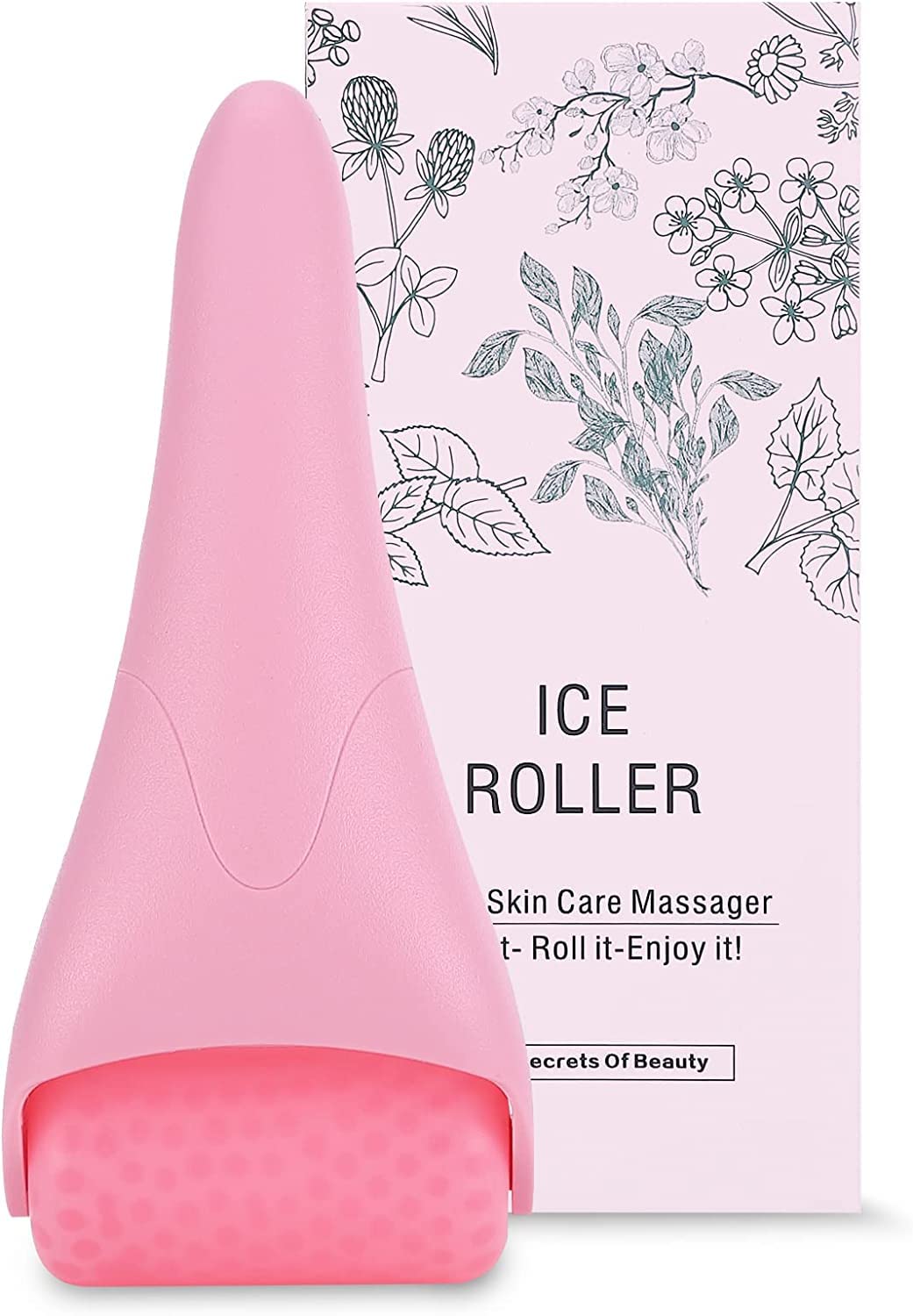 DOUKEN Ice Roller for Face & Eye - Premium Cold Therapy Facial Massager for Puffiness & Skin Soothing | Self-Care Skin Care Tool for Dark Circles, Wrinkles & Inflammation Relief | Perfect for Morning Routine, Post-Workout & Spa Day