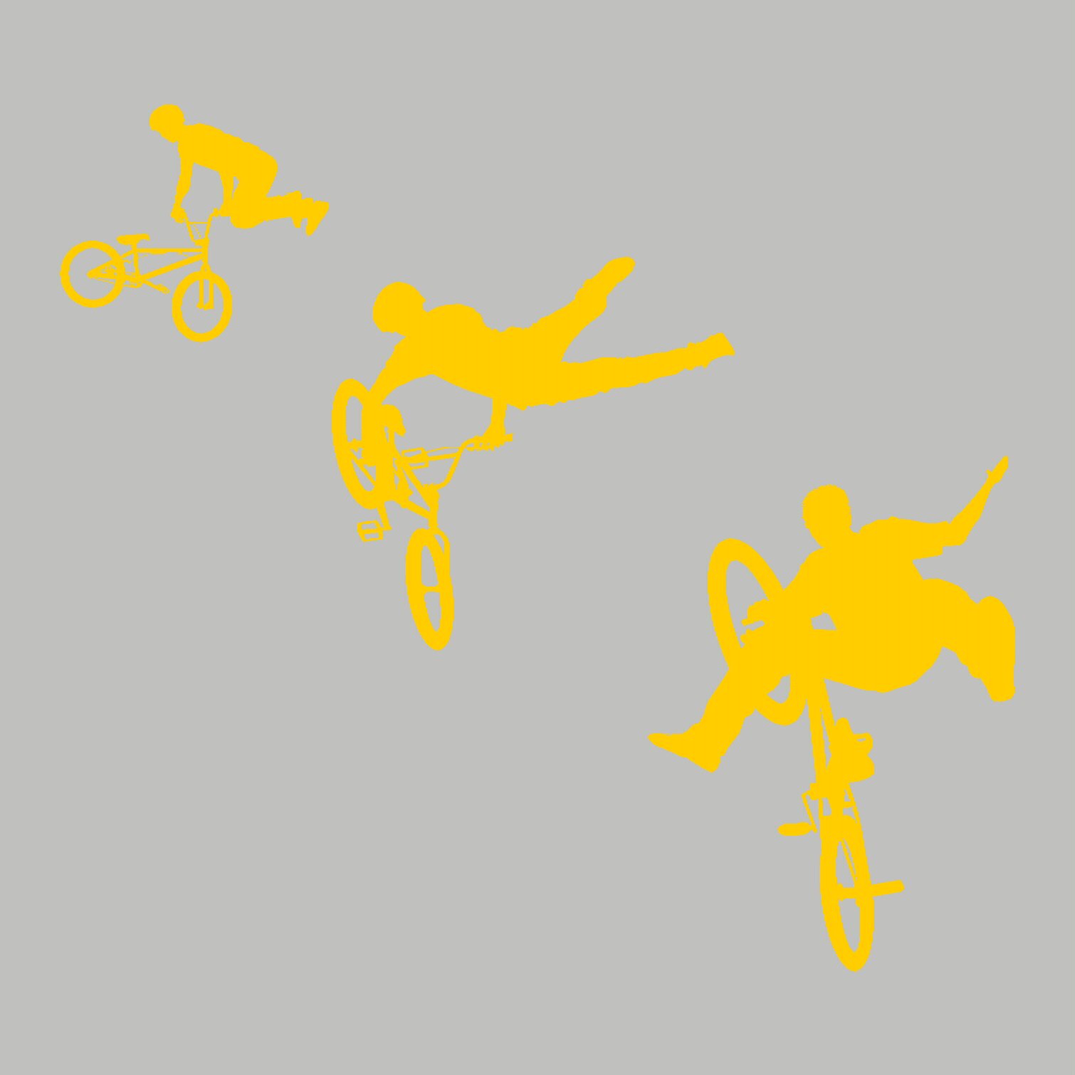 BMX Biker Wall Decals for Boys Room - 23