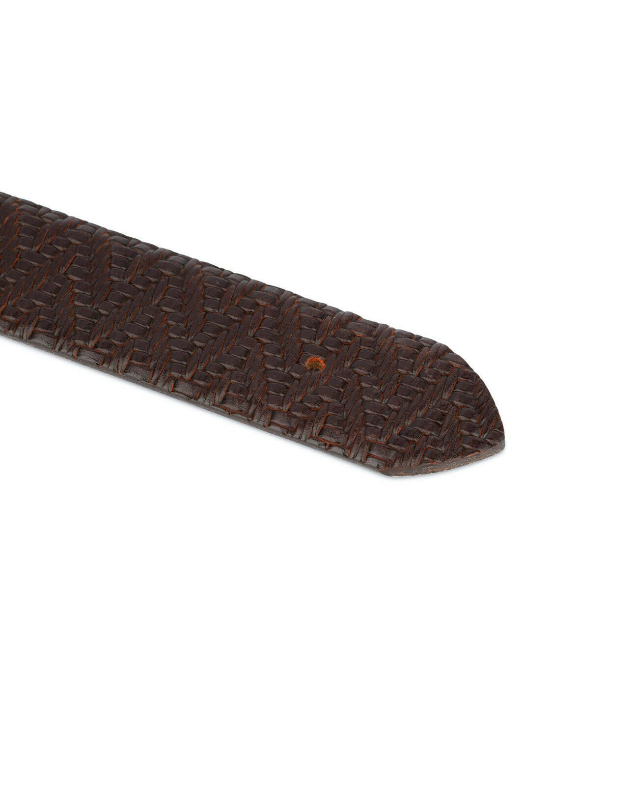Genuine Leather Replacement Belt Strap for Fendi 35mm Buckle - Men's Brown Adjustable Dress Belt for Business, Casual & Formal Wear