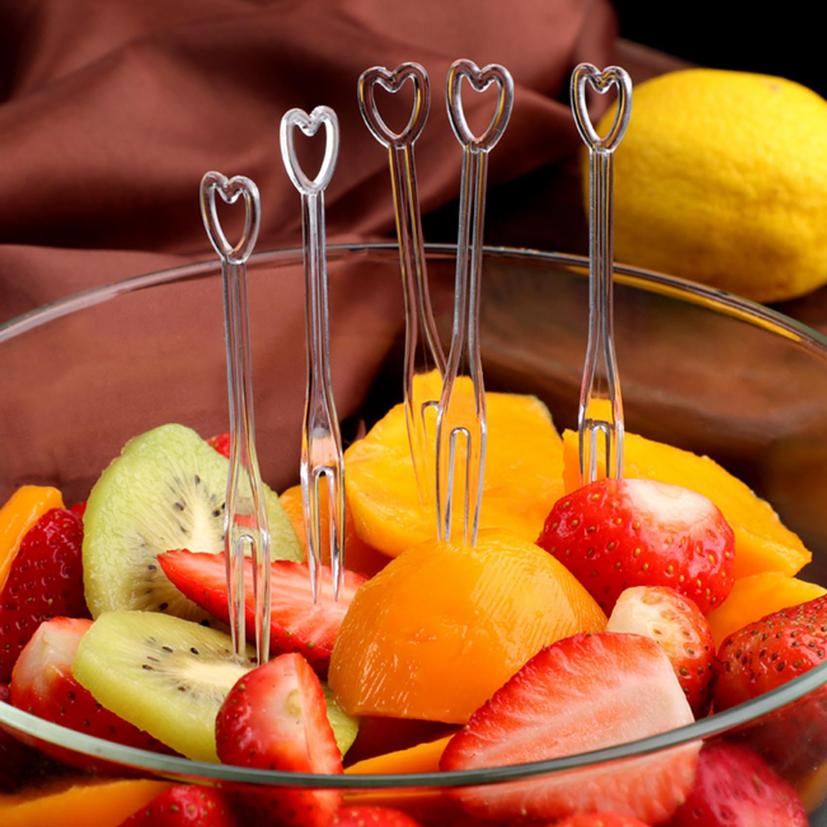1000PCS Disposable Black Plastic Forks - Mini Cocktail & Dessert Forks for Fruits, Cheese, Cakes, Snacks - Perfect for Parties, Picnics, Catering & Tastings