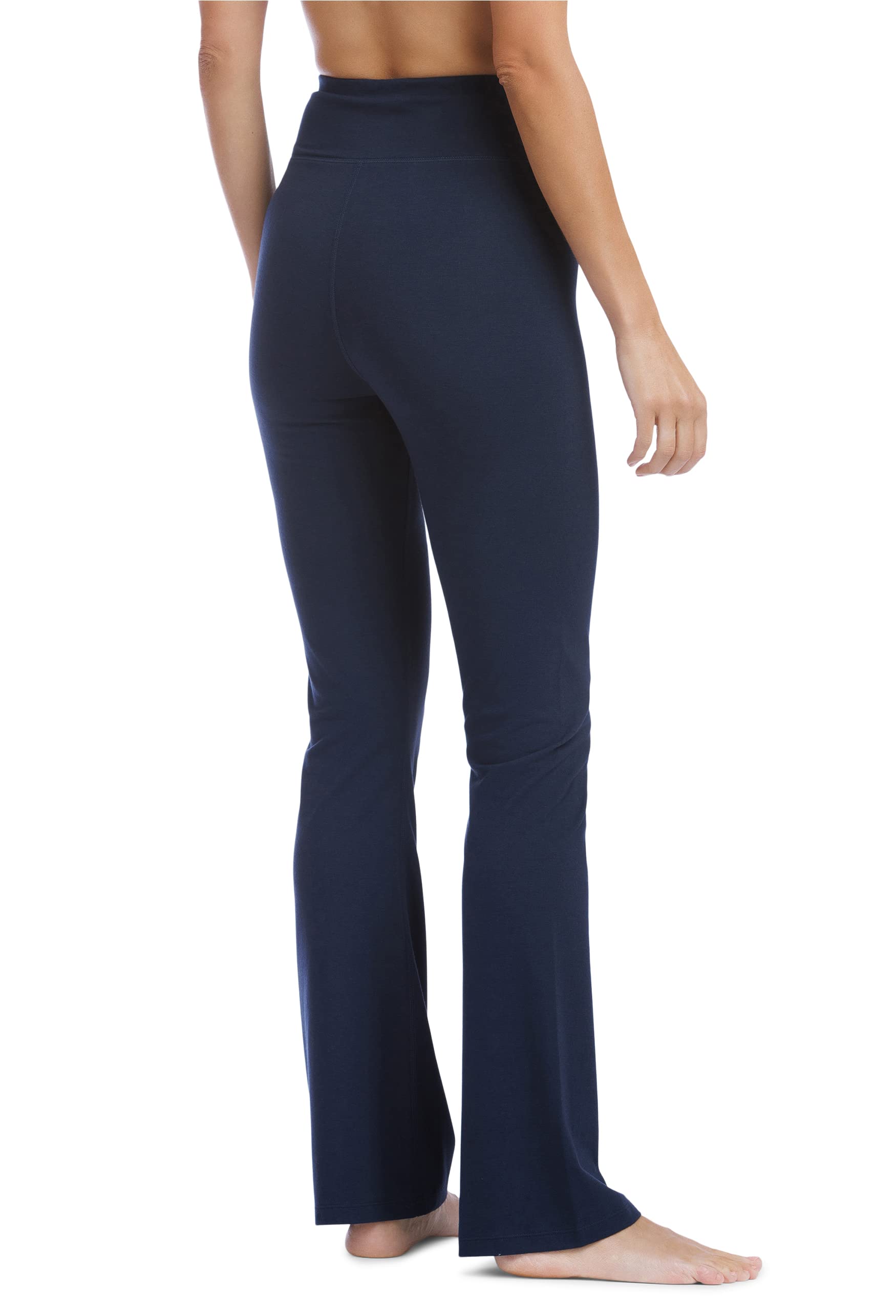 Fishers Finery Women's Eco-Friendly High Waisted Bootcut Yoga Pants - Comfortable Athletic Leggings for Workout, Running & Lounge Wear - Perfect for Yoga, Gym & Casual Outfits