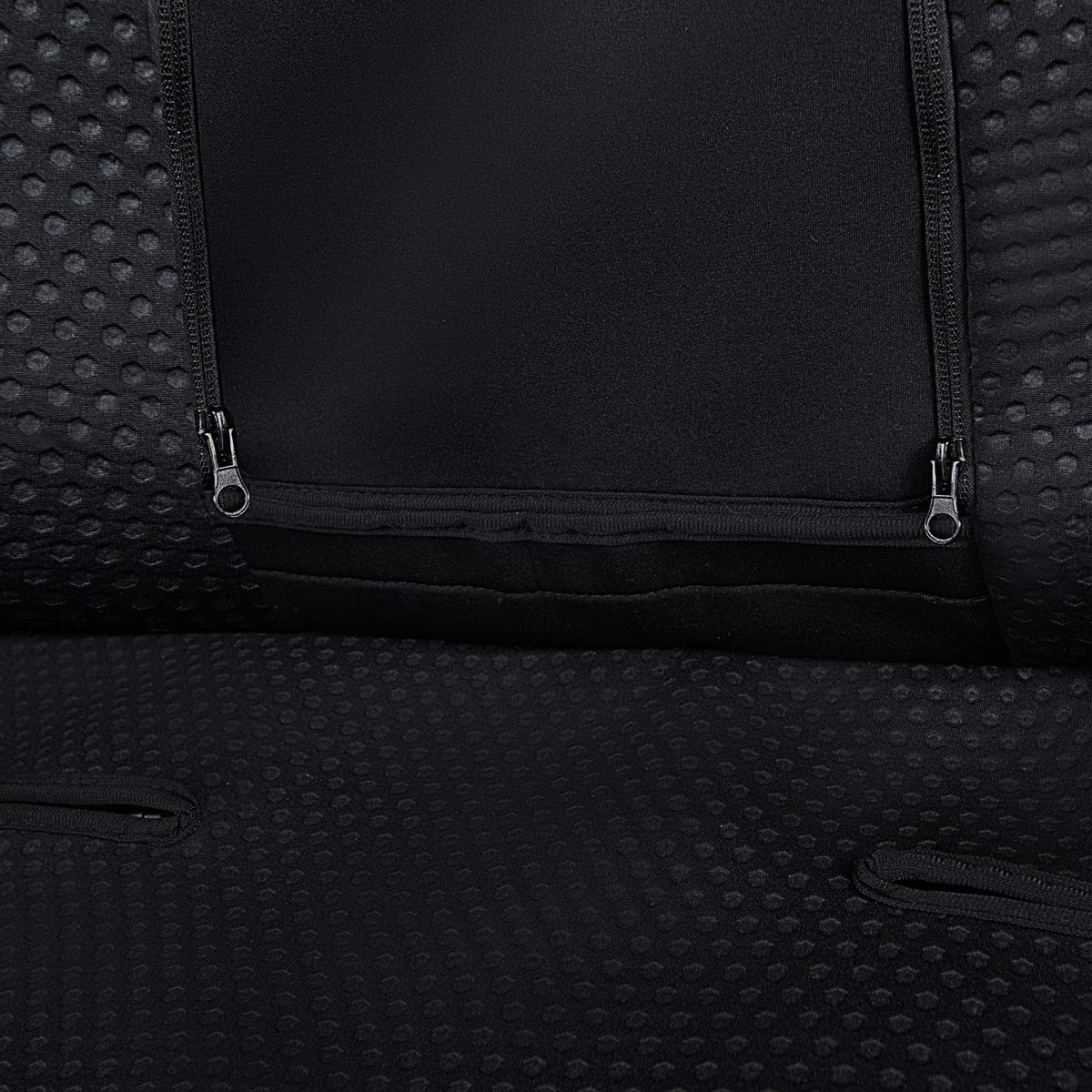 Waterproof Neoprene Rear Bench Car Seat Covers - Split 40/60 50/50 60/40 Fit Universal Cars (Gray) - Perfect for Pets, Kids & Outdoor Adventures