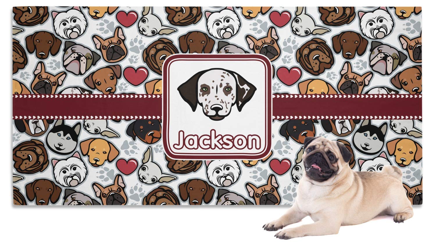 Custom Pet Portrait Dog Towel - Personalized Dog Face Towel for Bath & Grooming - Absorbent Microfiber Pet Towel for Dogs, Puppies - Perfect for Bath Time, Beach, Pool & Spa Days