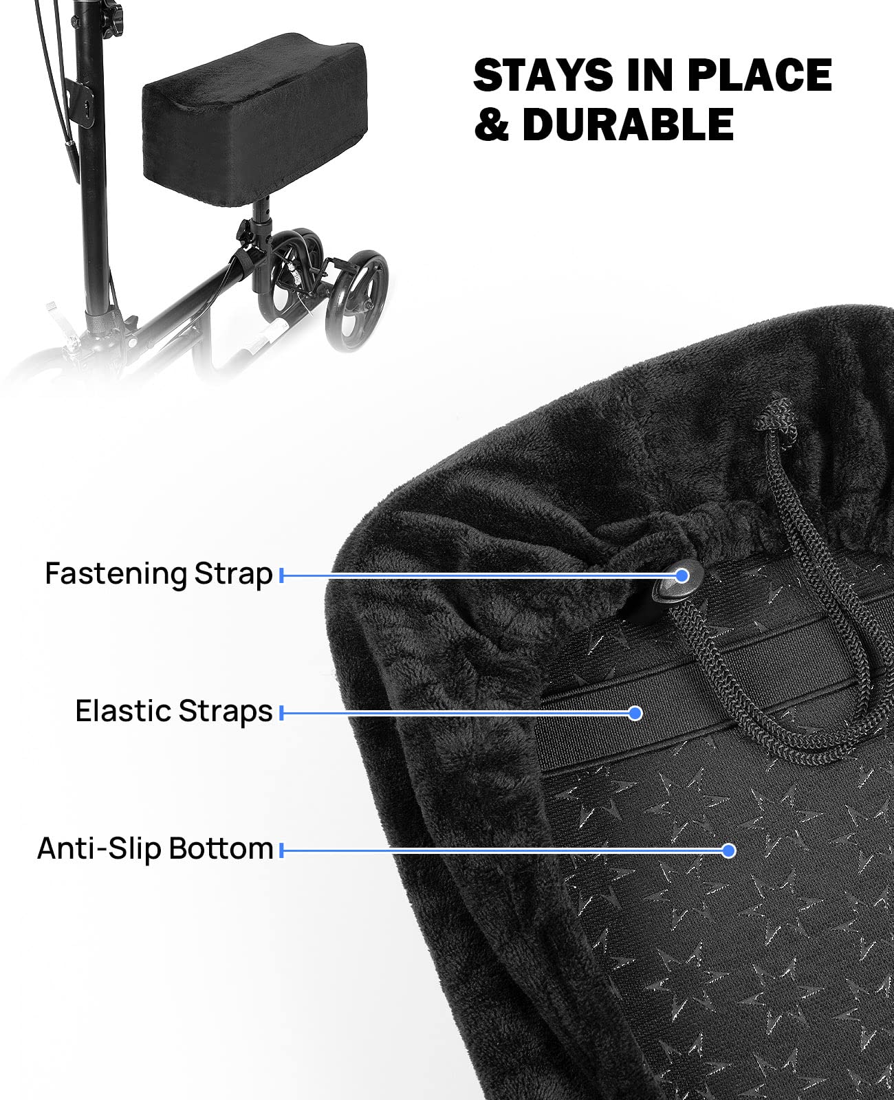 **ISSYAUTO Knee Scooter Cushion Cover – 2